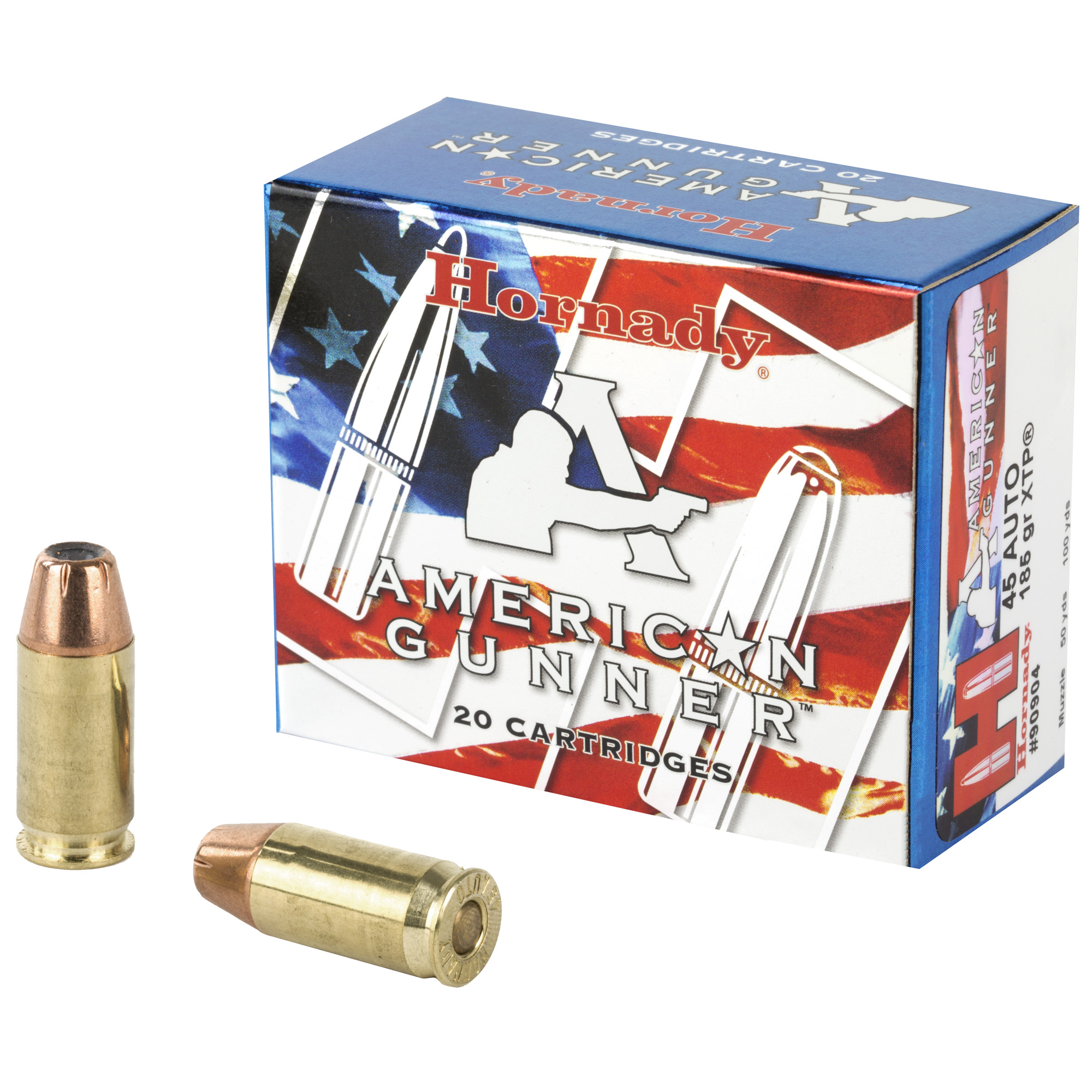 Hornady American Gunner 45 ACP 185gr XTP – 20rd