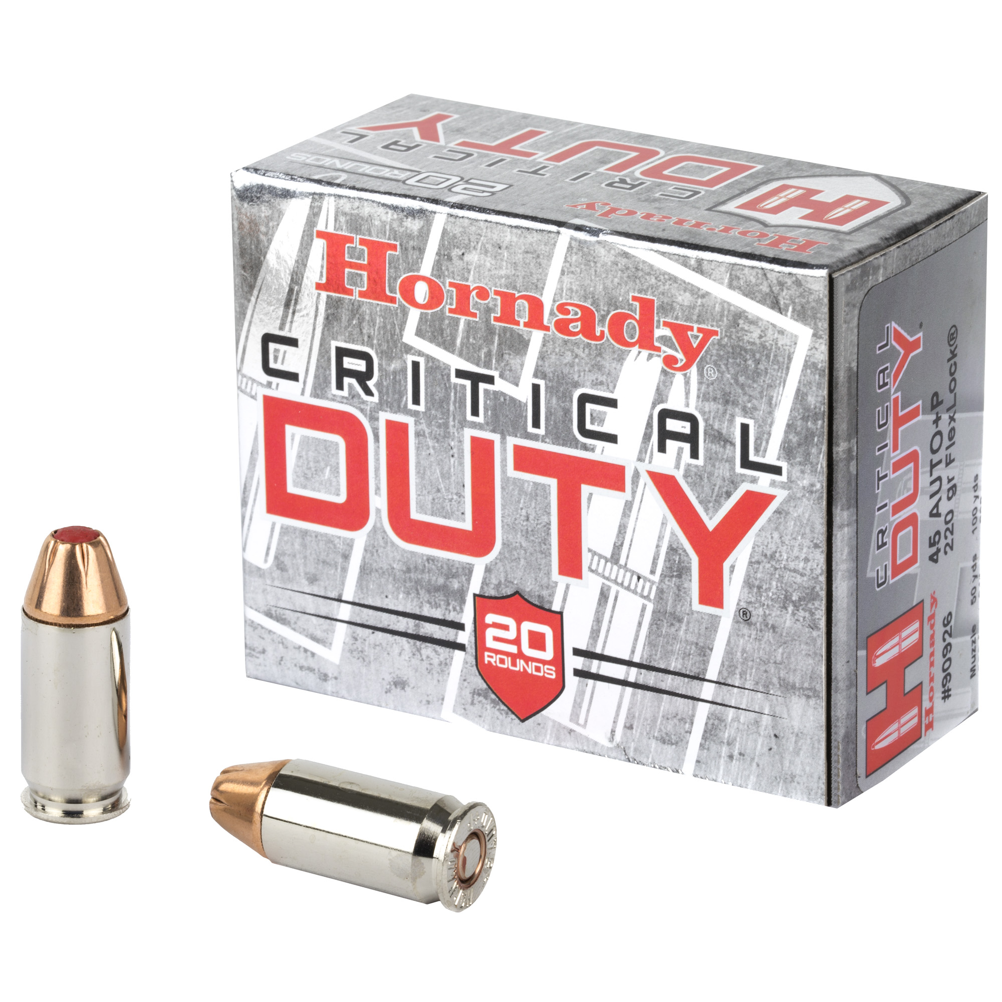 Hornady Critical Duty 45 ACP 220gr FlexLock Duty – 20rd