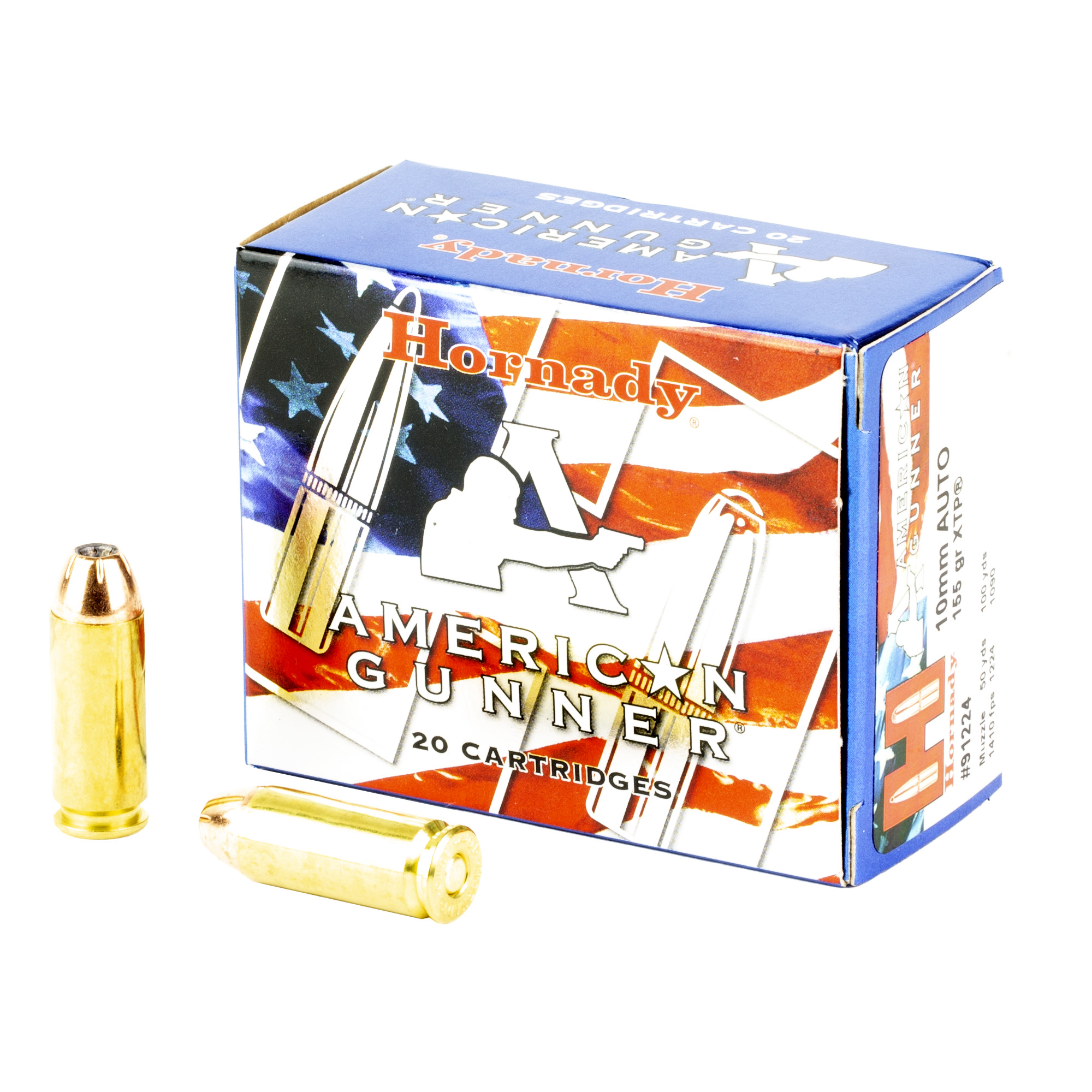 Hornady American Gunner 10mm 155gr XTP – 20rd