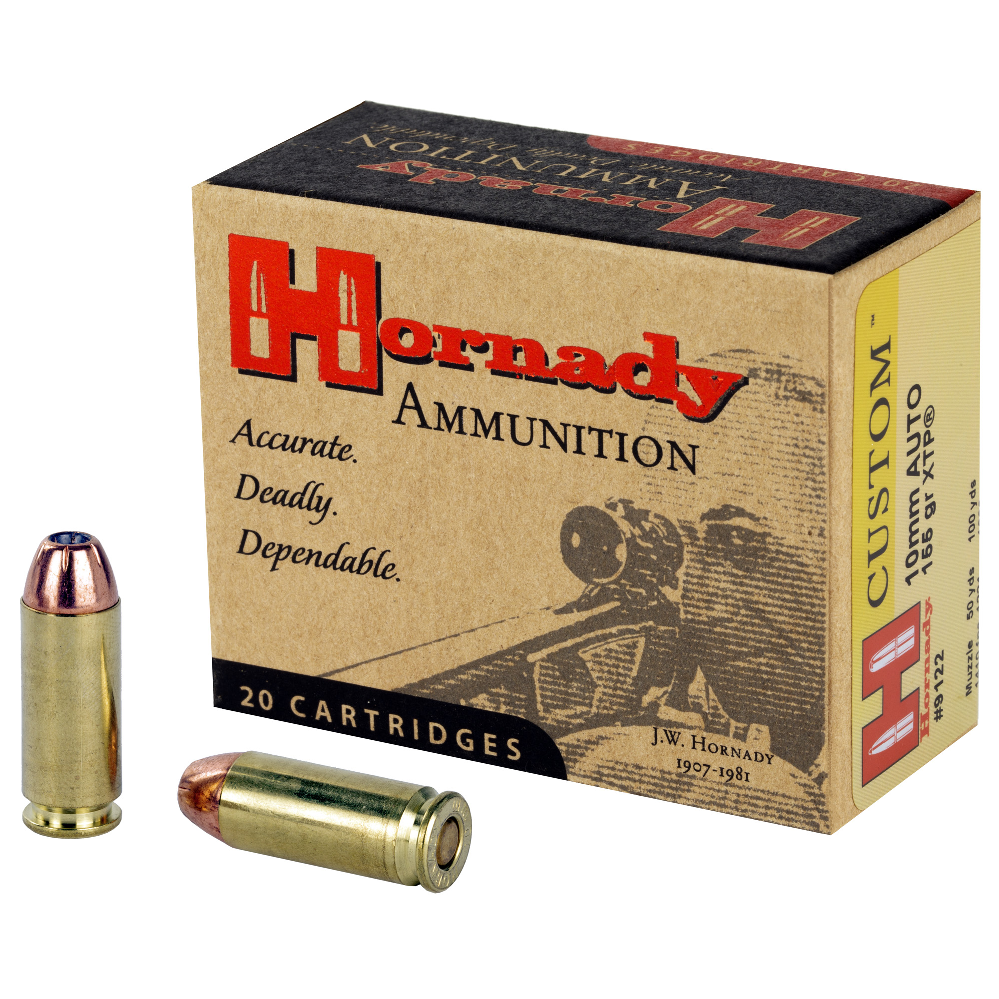 Hornady Custom 10mm 155gr XTP – 20rd