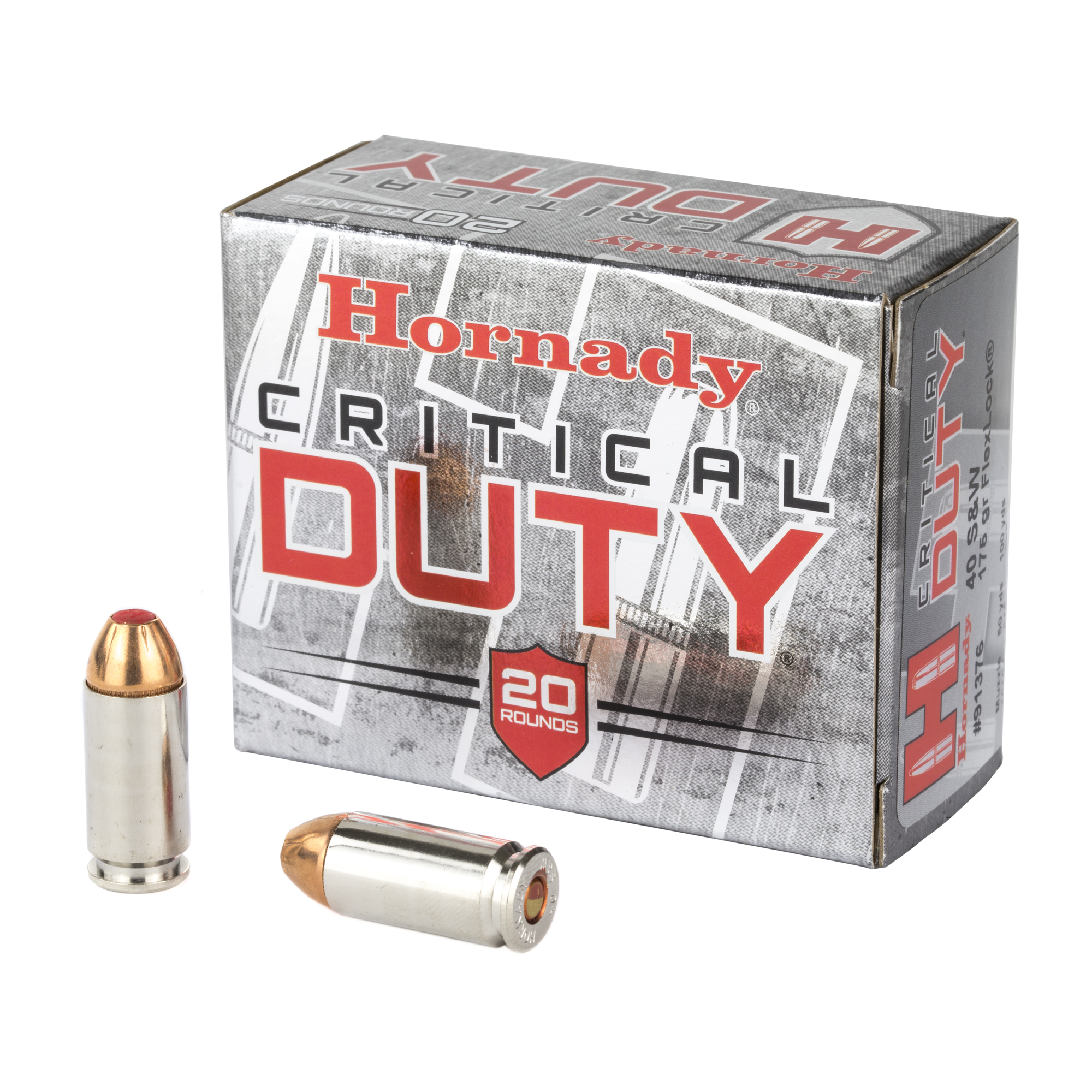 Hornady Critical Duty 40 S&W 175gr FlexLock Duty – 20rd