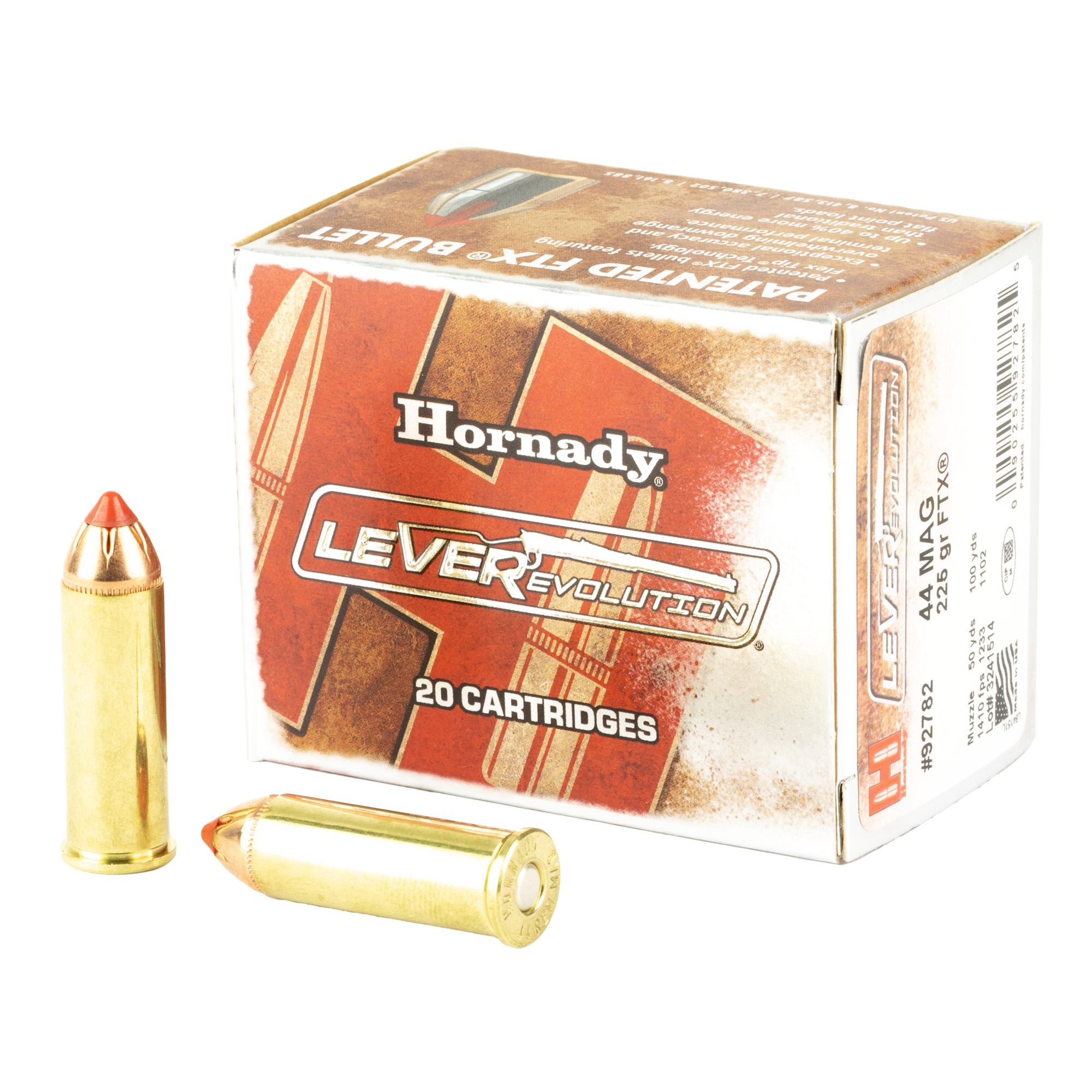 Hornady LeverEvolution 44 Magnum 225gr FlexTip – 20rd