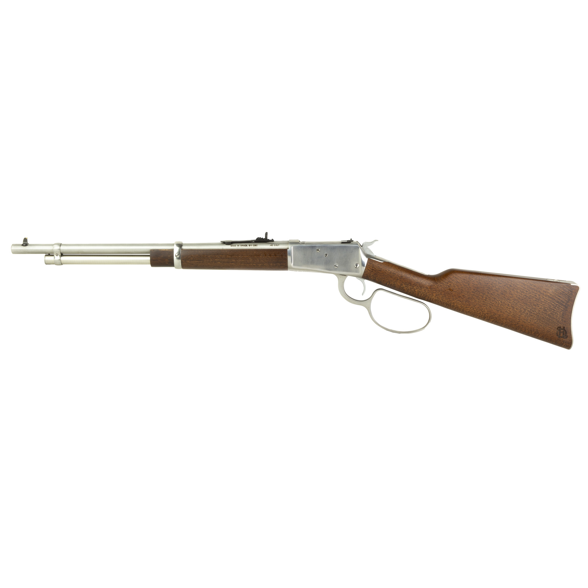 Heritage R92 18″ 45 Long Colt 8rd Buckhorn – Silver