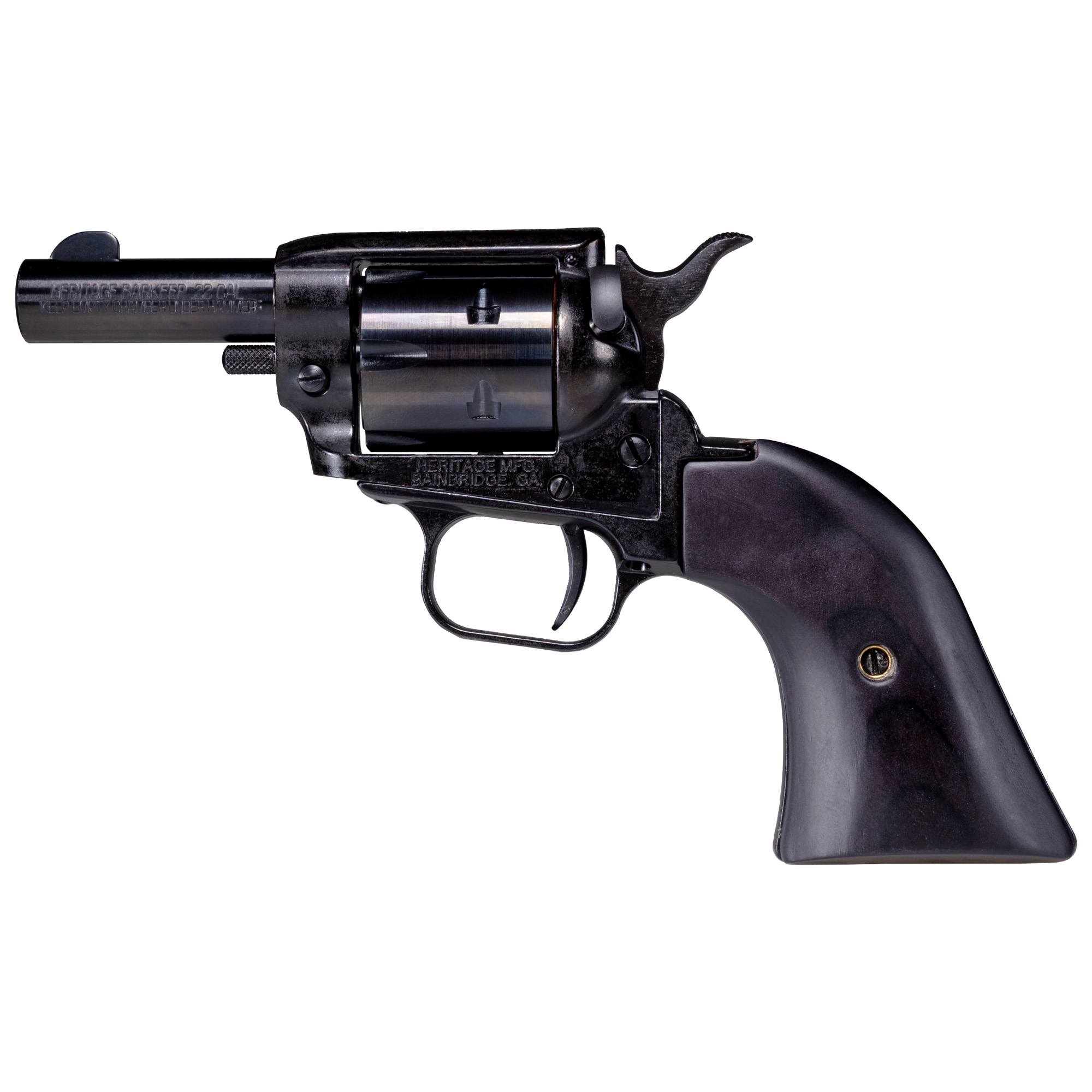 Heritage Barkeep Single Action 2.68″ 22 LR 6rd Fixed Sights – Black