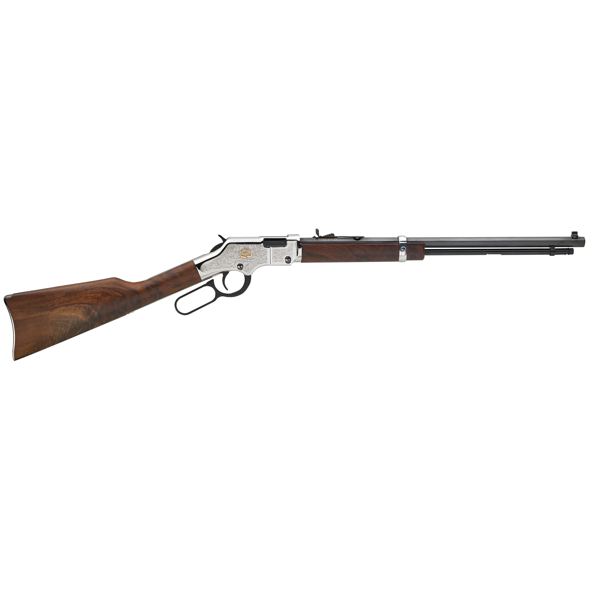 Henry American Beauty 20″ 22 LR 21rd – Silver