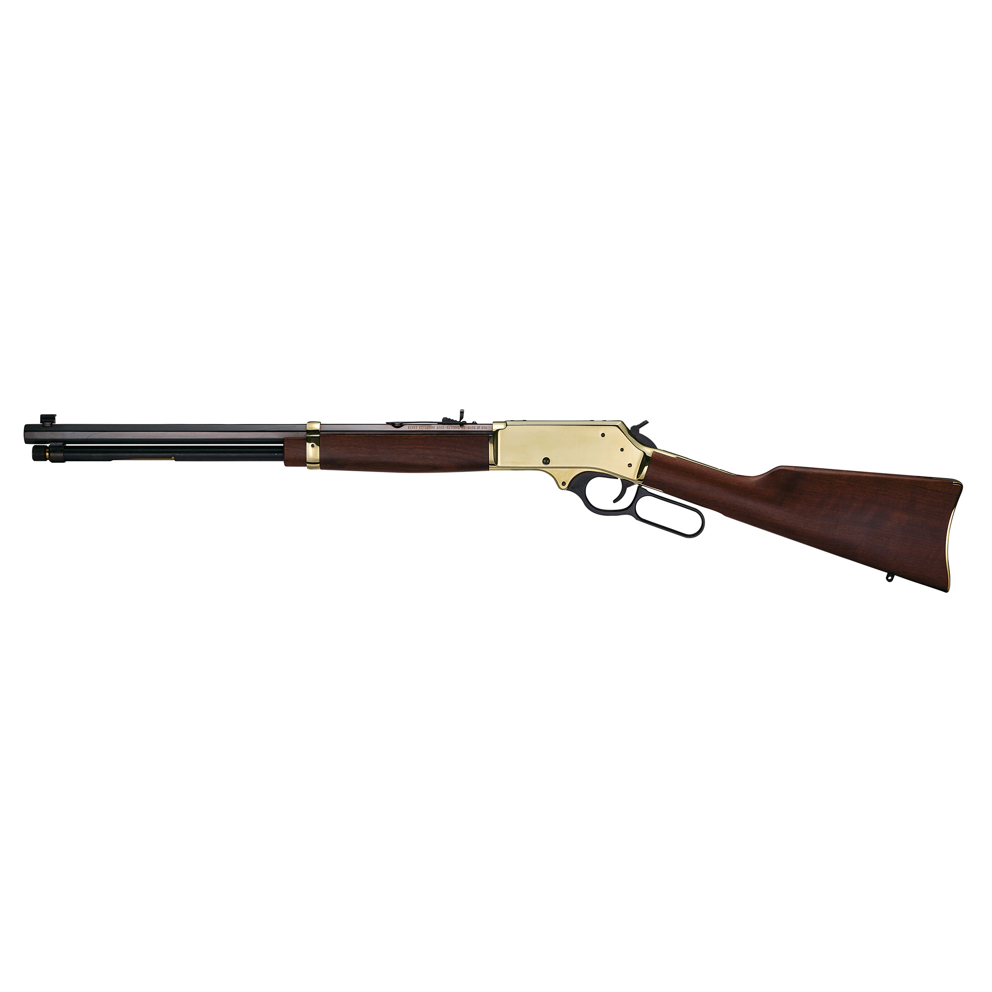 Henry Lever Action 20″ 30-30 Winchester 6rd Adjustable Sights – Brass