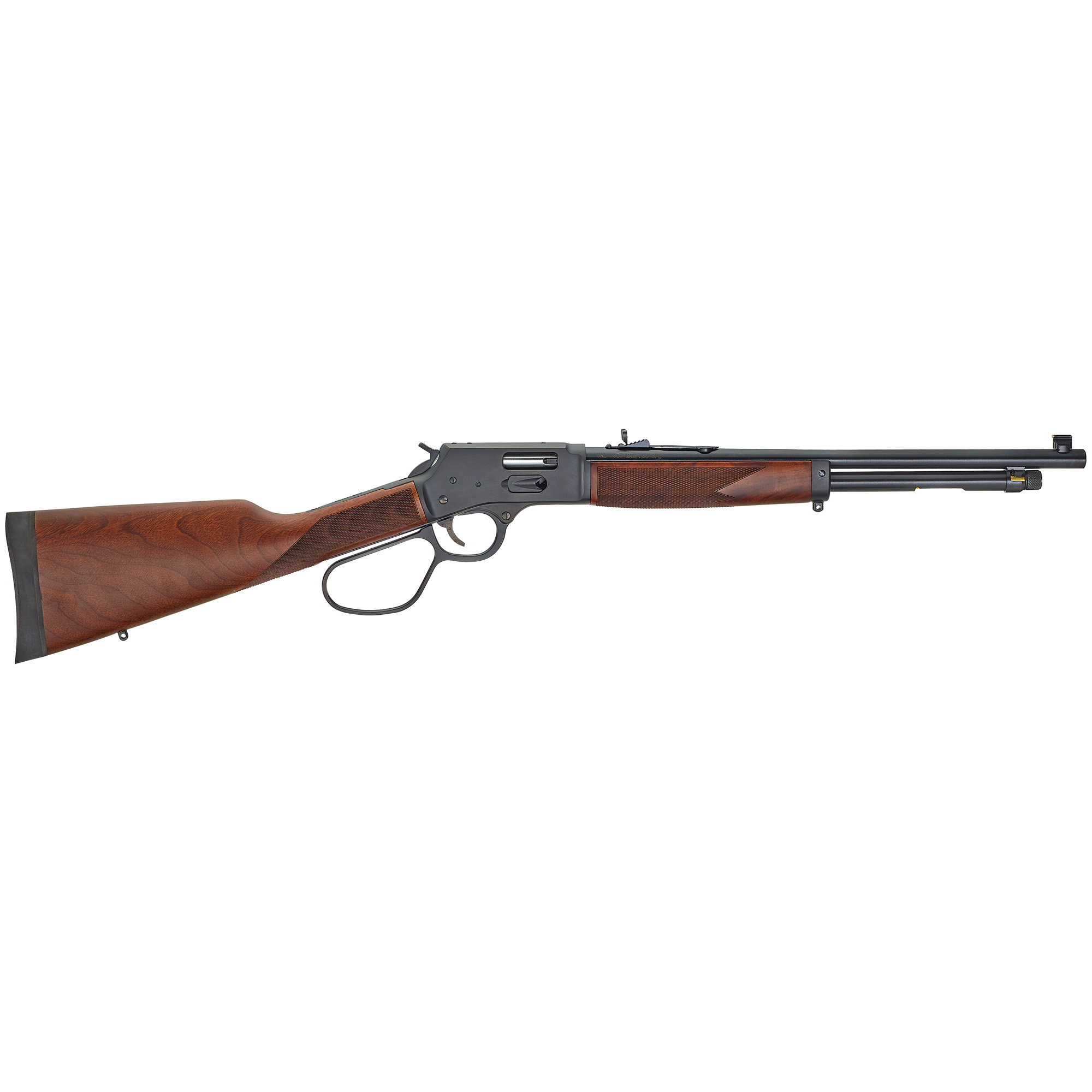 Henry Big Boy Rifle 16.5″ 44 Magnum 10rd Buckhorn – Blue