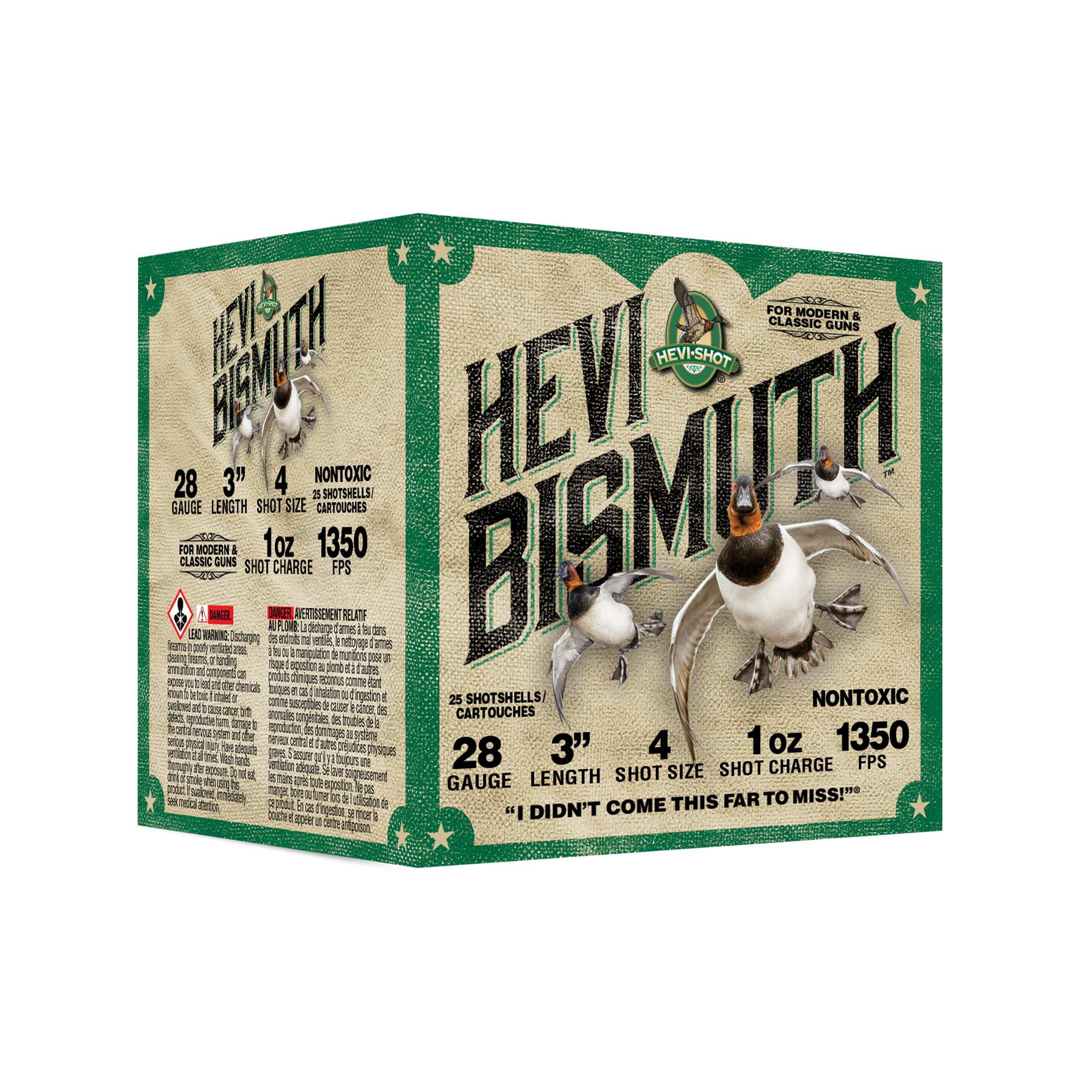 HEVI-Shot Hevi-Bismuth 28 Gauge 3″ #4 – 25rd