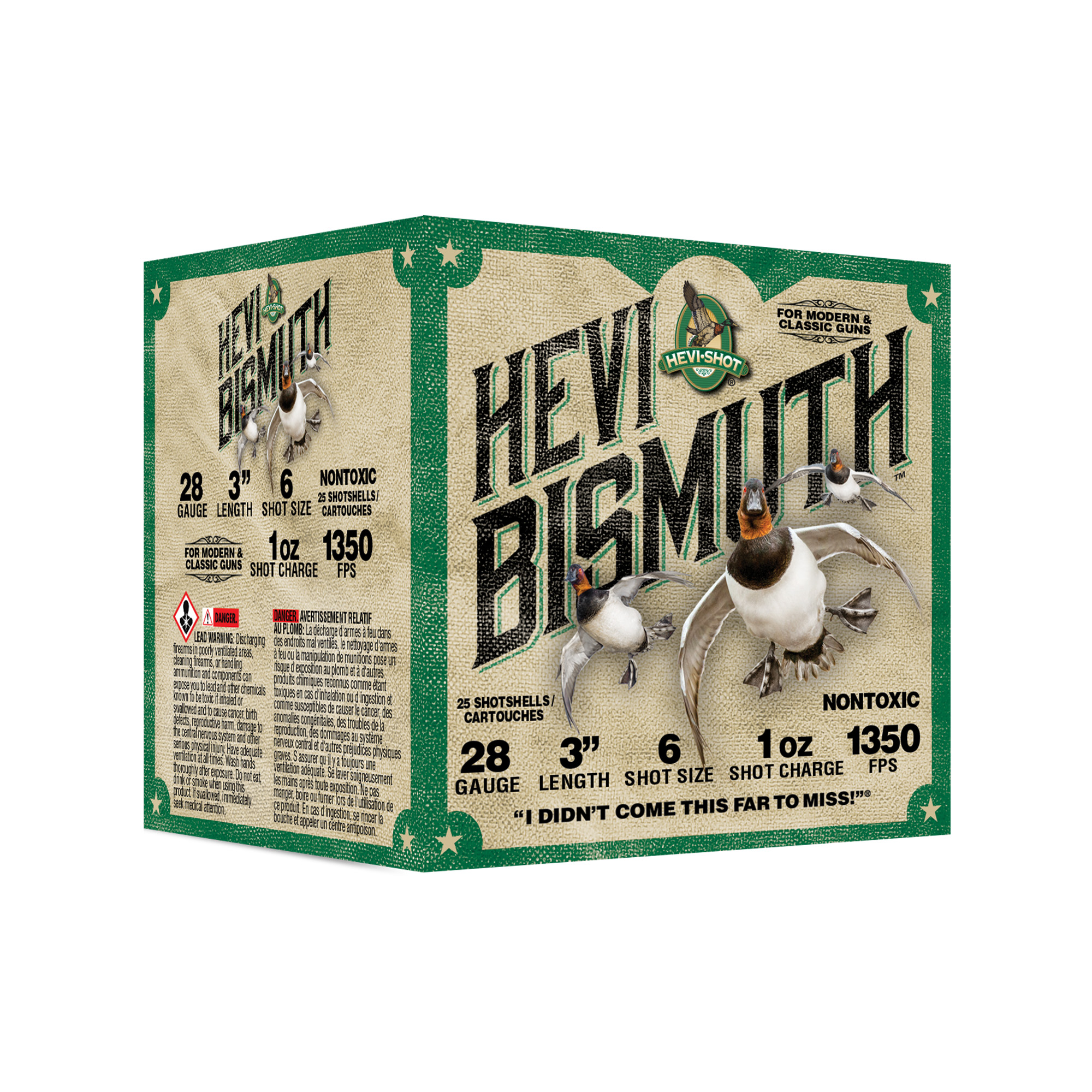 HEVI-Shot Hevi-Bismuth 28 Gauge 3″ #6 – 25rd