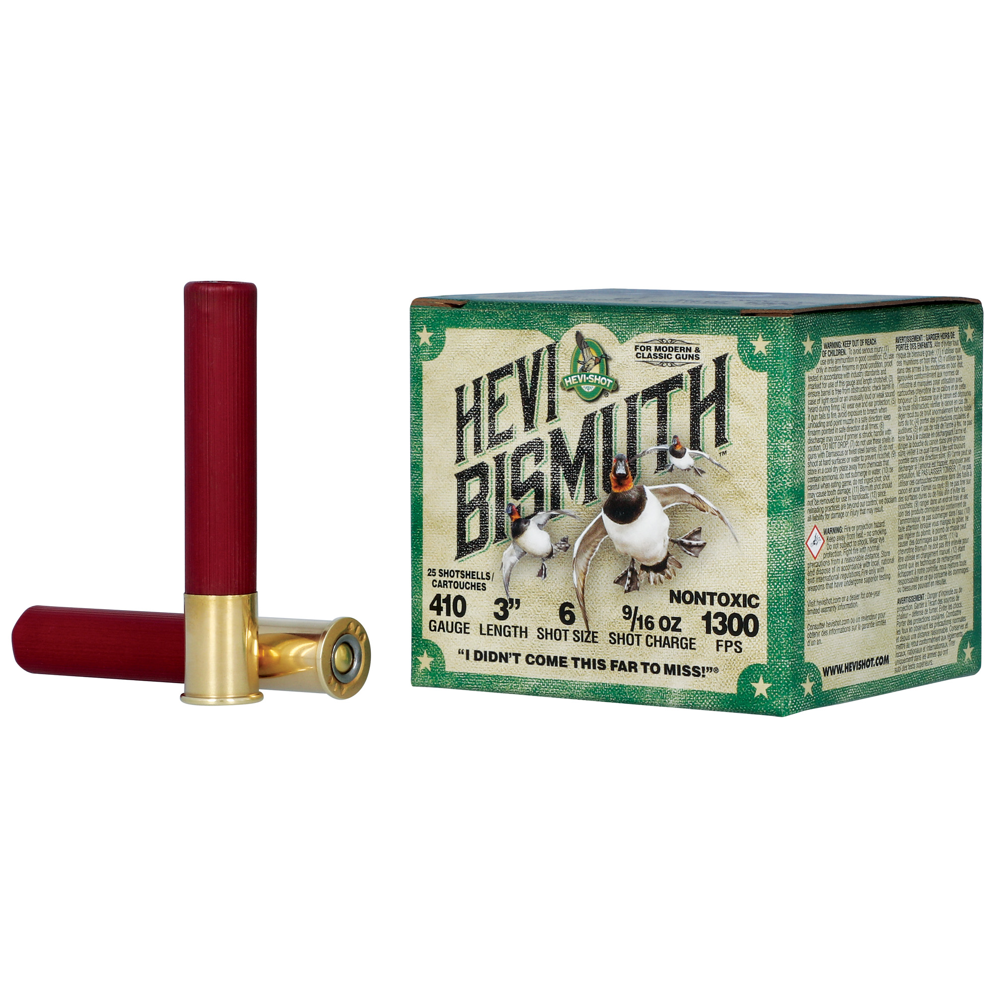 HEVI-Shot HEVI-BISMUTH 410 Gauge 3″ #6 – 25rd