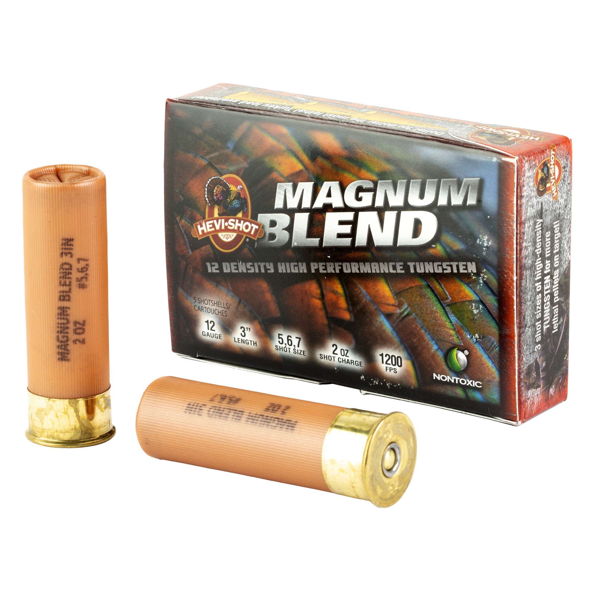 HEVI-Shot Magnum Blend 12 Gauge 3″ #5, #6, and #7 Tungsten – 5rd