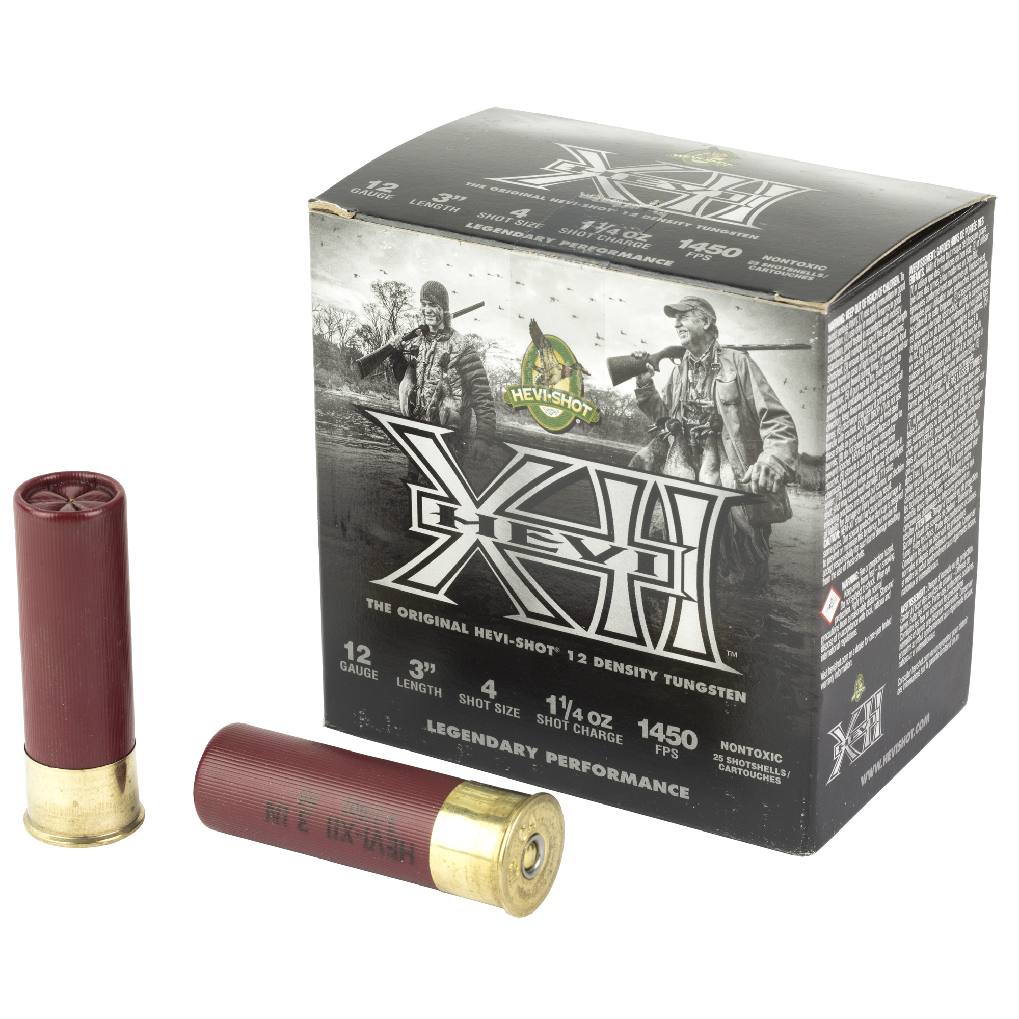 HEVI-Shot Hevi XII 12 Gauge 3″ #4 Lead – 25rd