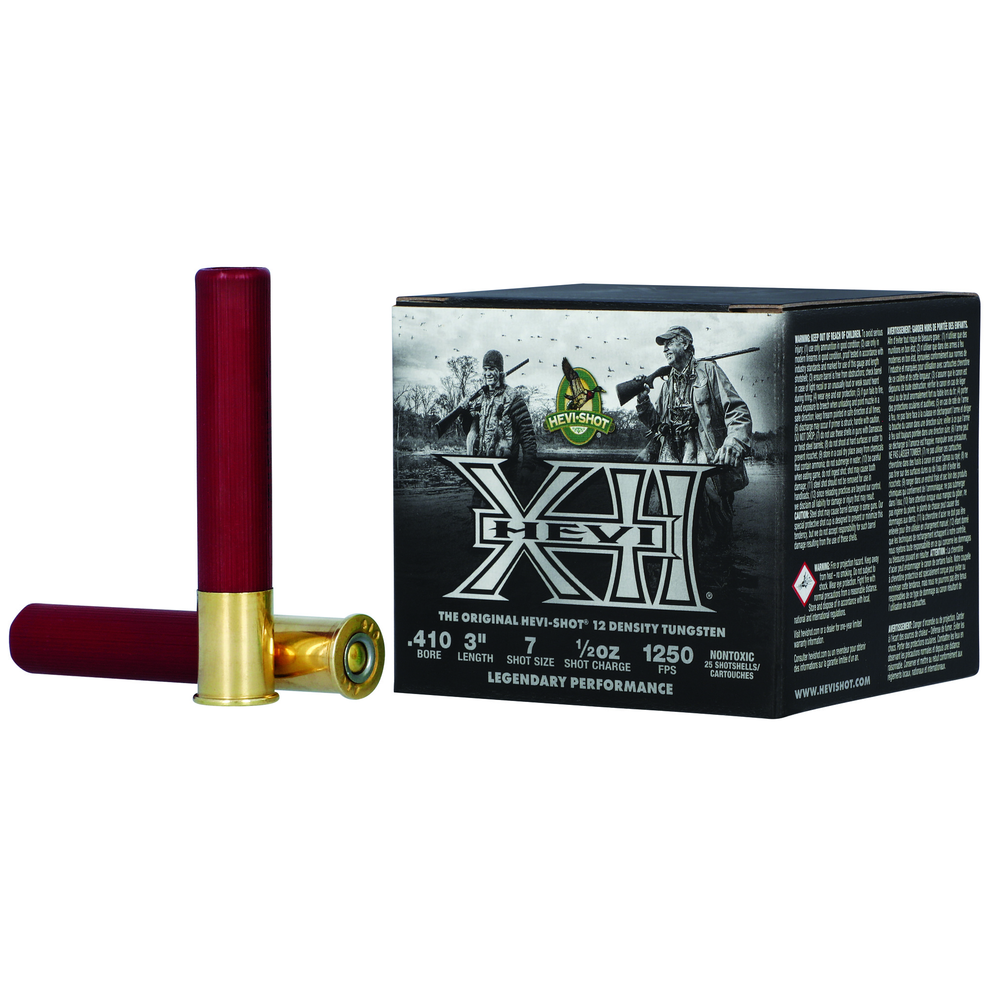 HEVI-Shot Hevi-XXI 410 Gauge 3″ #7 Tungsten – 25rd