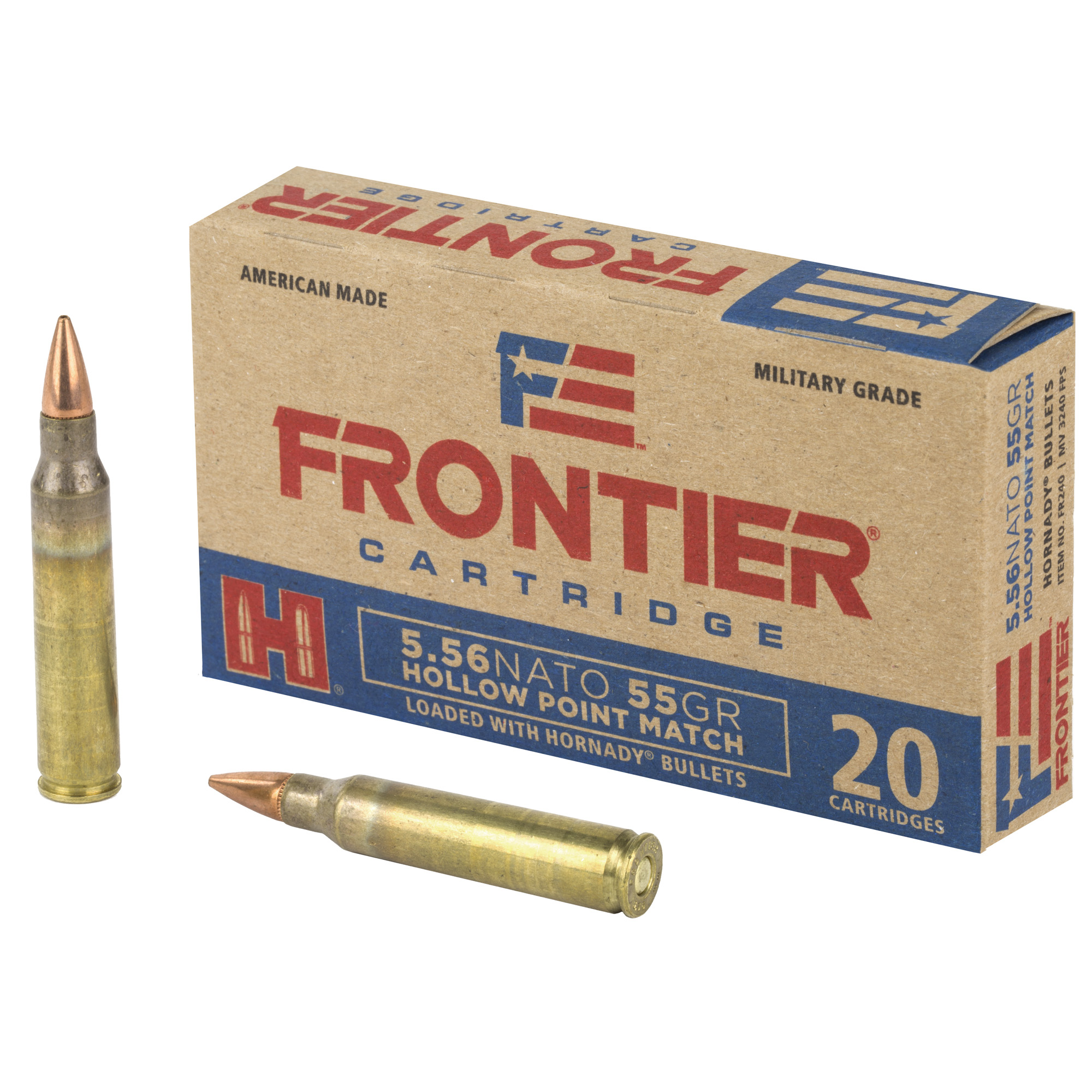 Frontier Cartridge Lake City 5.56 NATO Match 55gr Hollow Point – 20rd