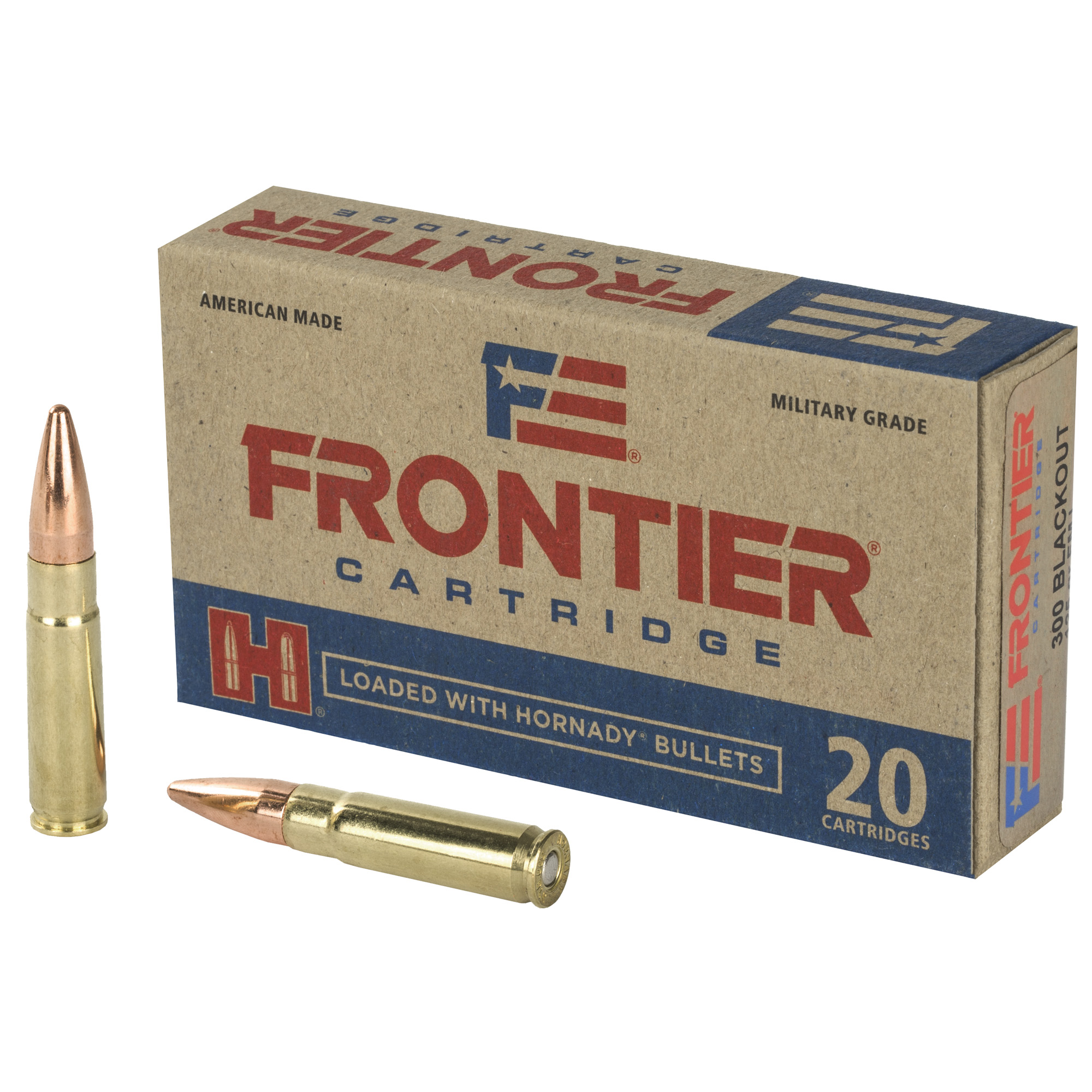 Frontier Cartridge Lake City 300 Blackout 125gr Full Metal Jacket – 20rd