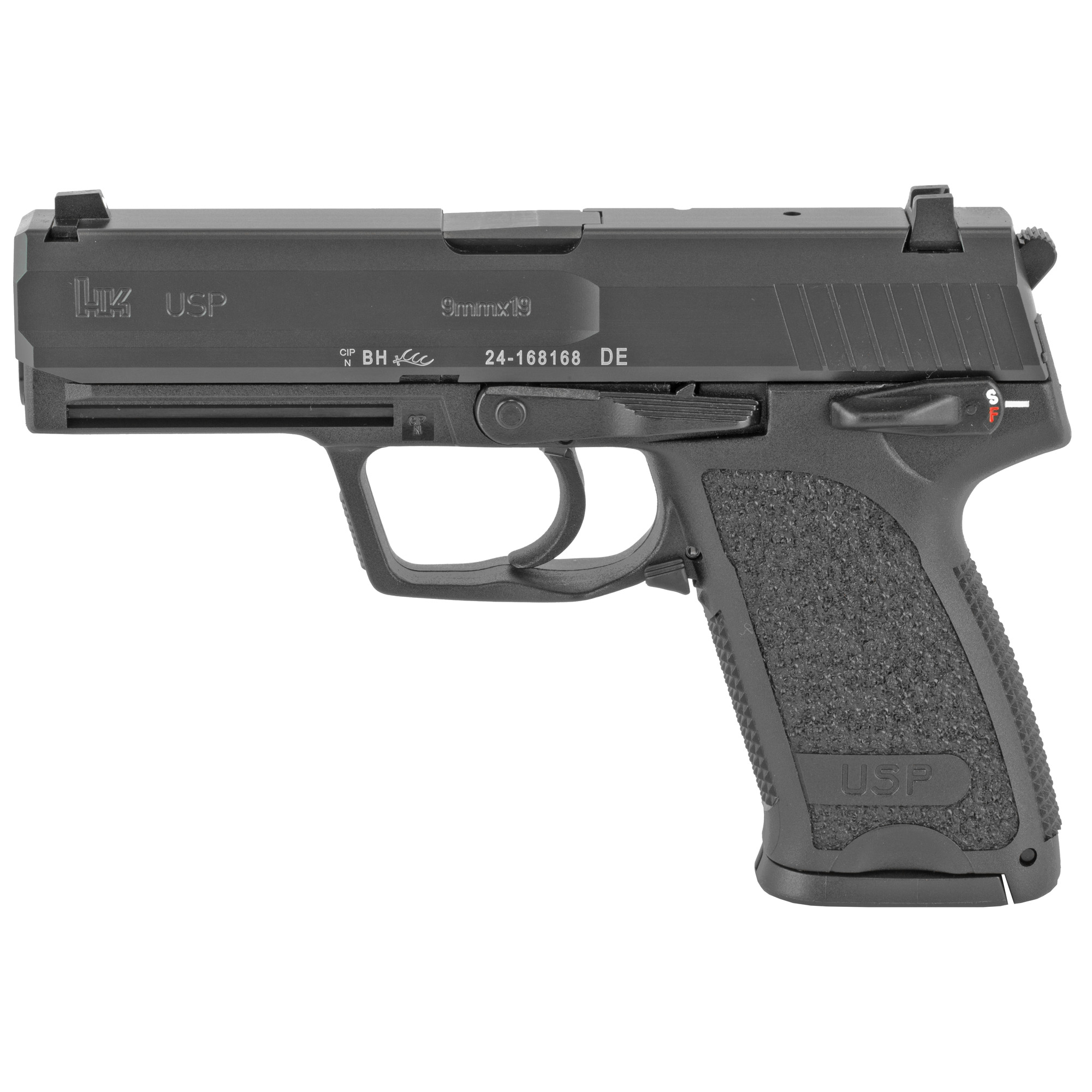 HK USP DA/SA 4.25″ 9mm 15rd 3 Dot – Black