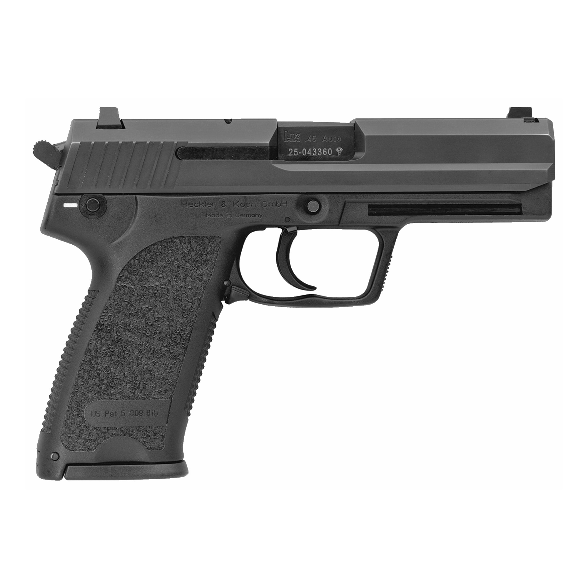 HK USP45 DA/SA 4.41″ 45 ACP 12rd 3 Dot – Black