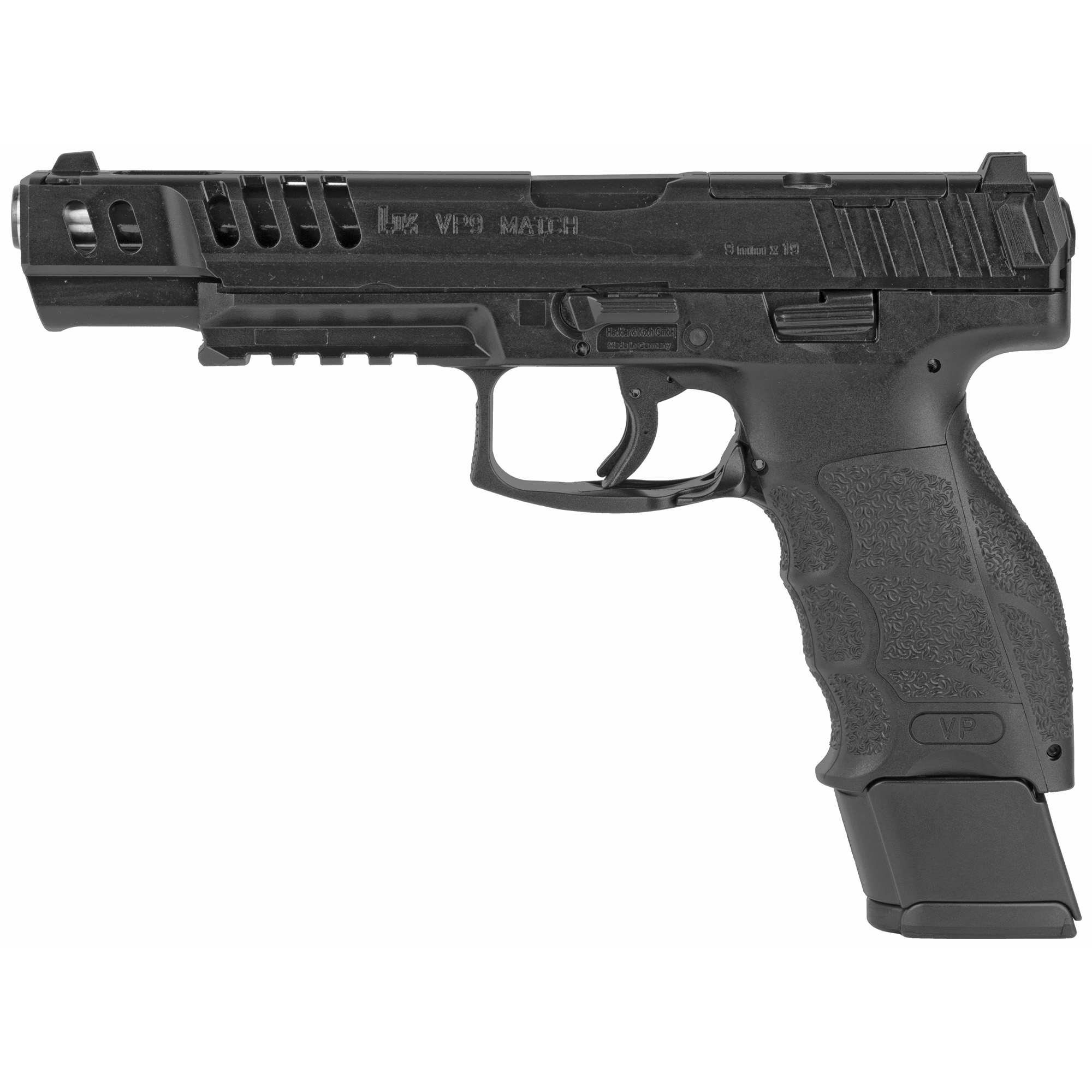 HK VP9 Match OR Striker Fired 5.51″ 9mm 20rd 3 Dot – Black