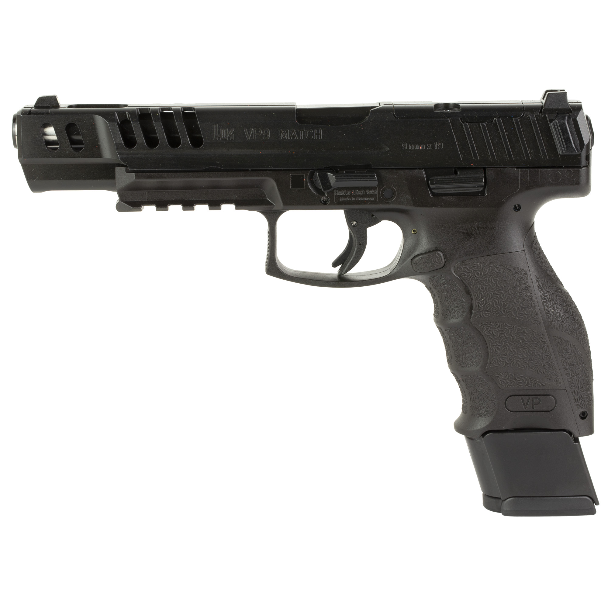 HK VP9-B Match OR Striker Fired 5.51″ 9mm 20rd 3 Dot – Black