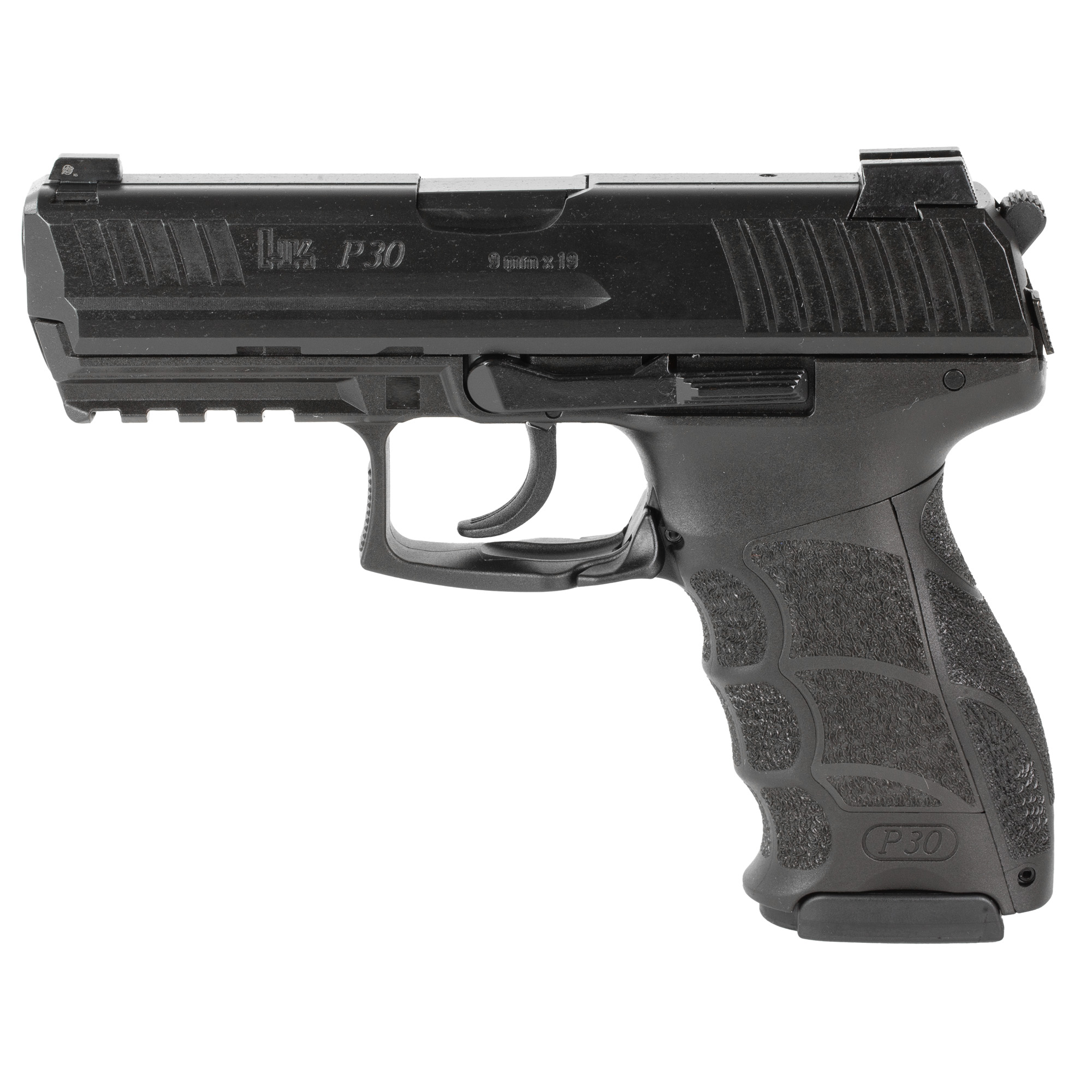 HK P30 DA/SA 3.85″ 9mm 20rd Night Sights – Black