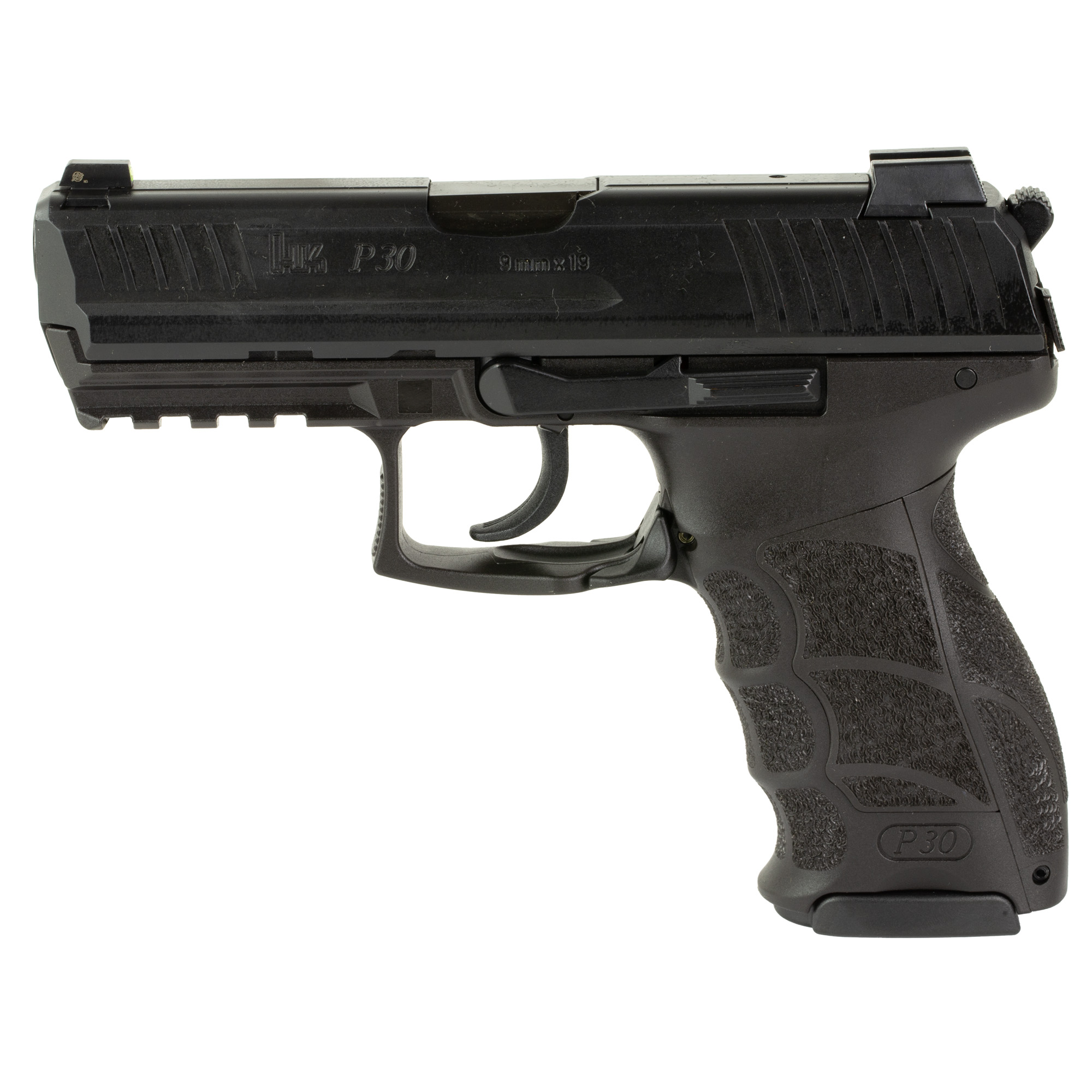 HK P30 DA/SA 3.85″ 9mm 10rd Night Sights – Black