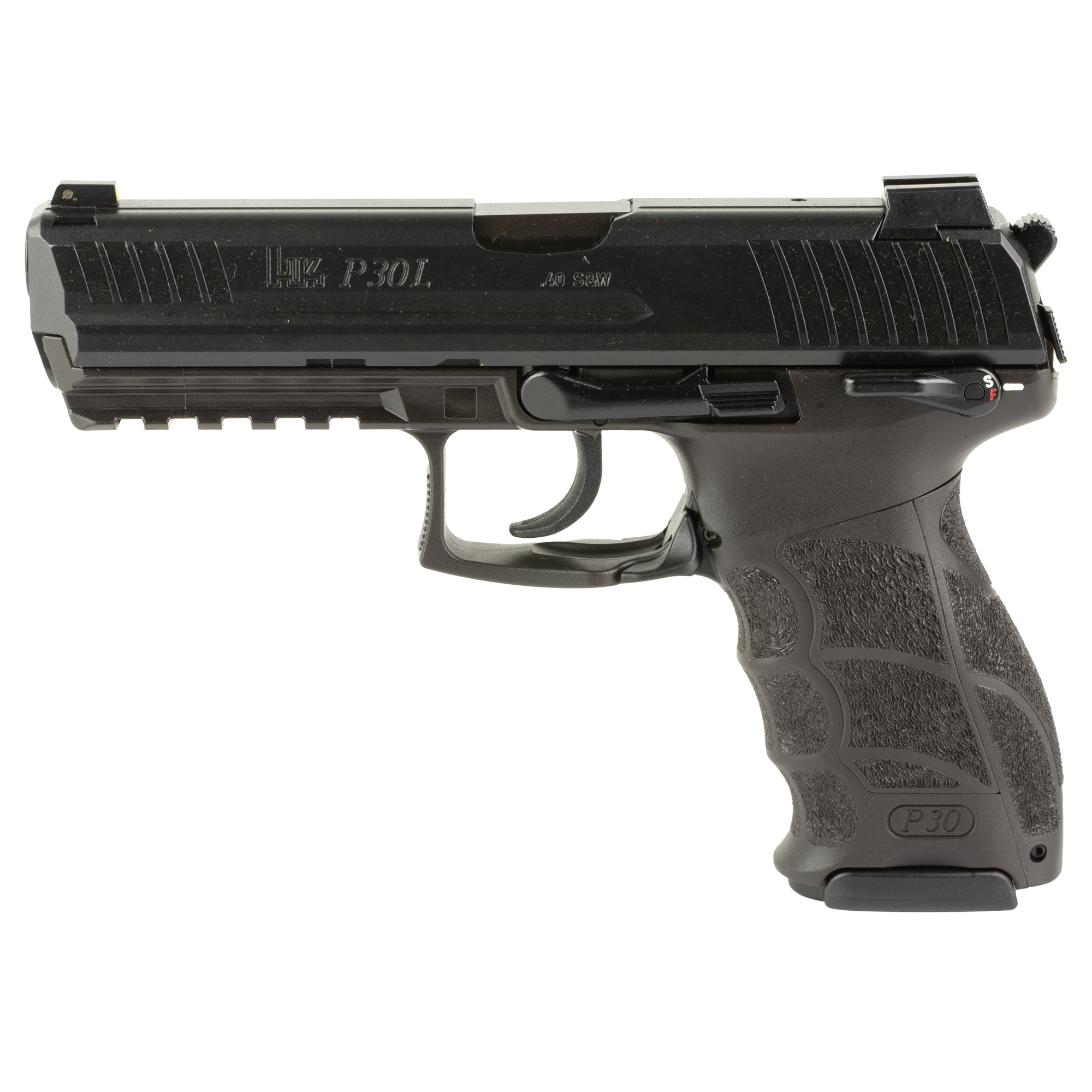 HK P30LS DA/SA 4.45″ 40 S&W 13rd Night Sights – Black