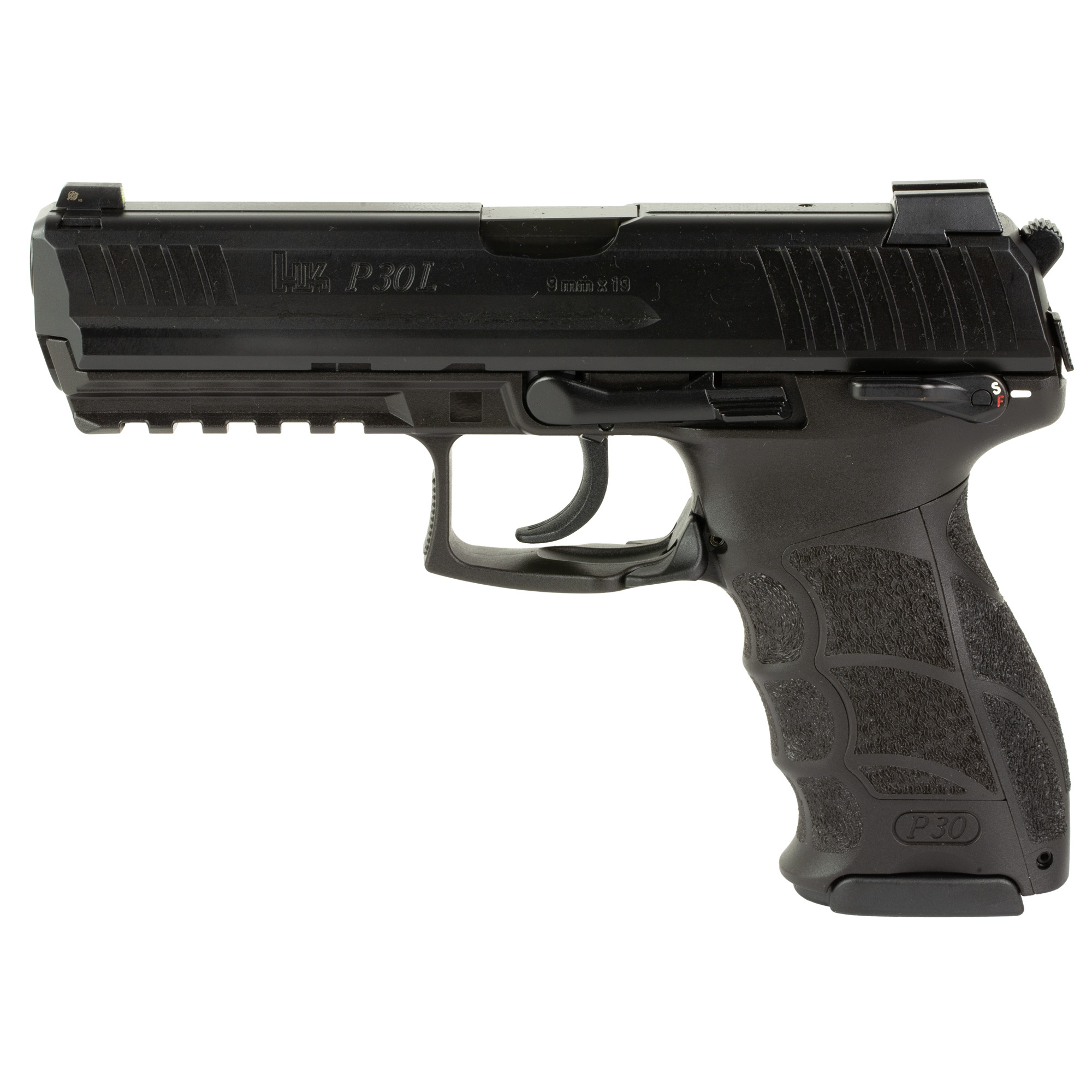 HK P30LS DA/SA 4.45″ 9mm 10rd Night Sights – Black