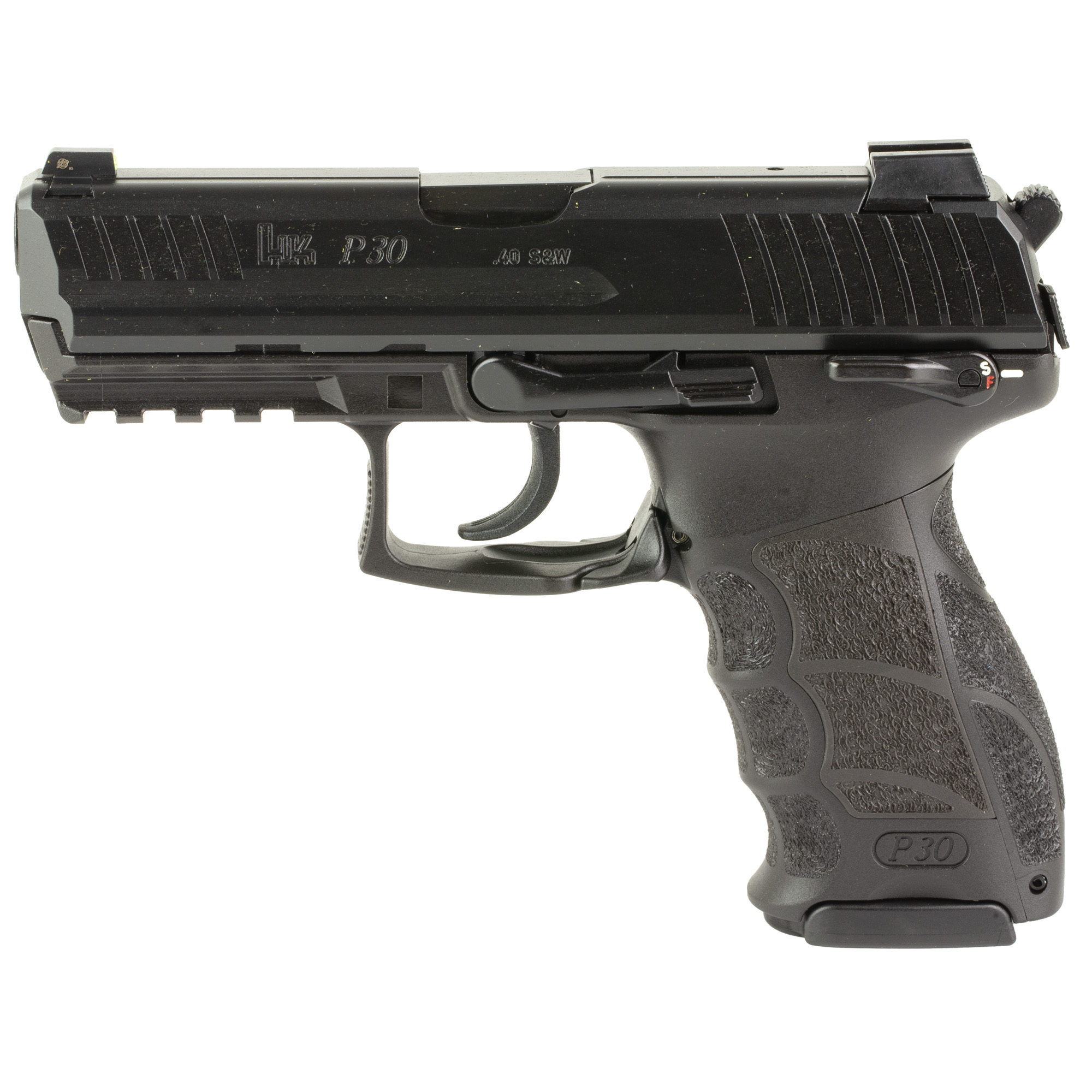 HK P30S DA/SA 3.85″ 40 S&W 13rd Night Sights – Black