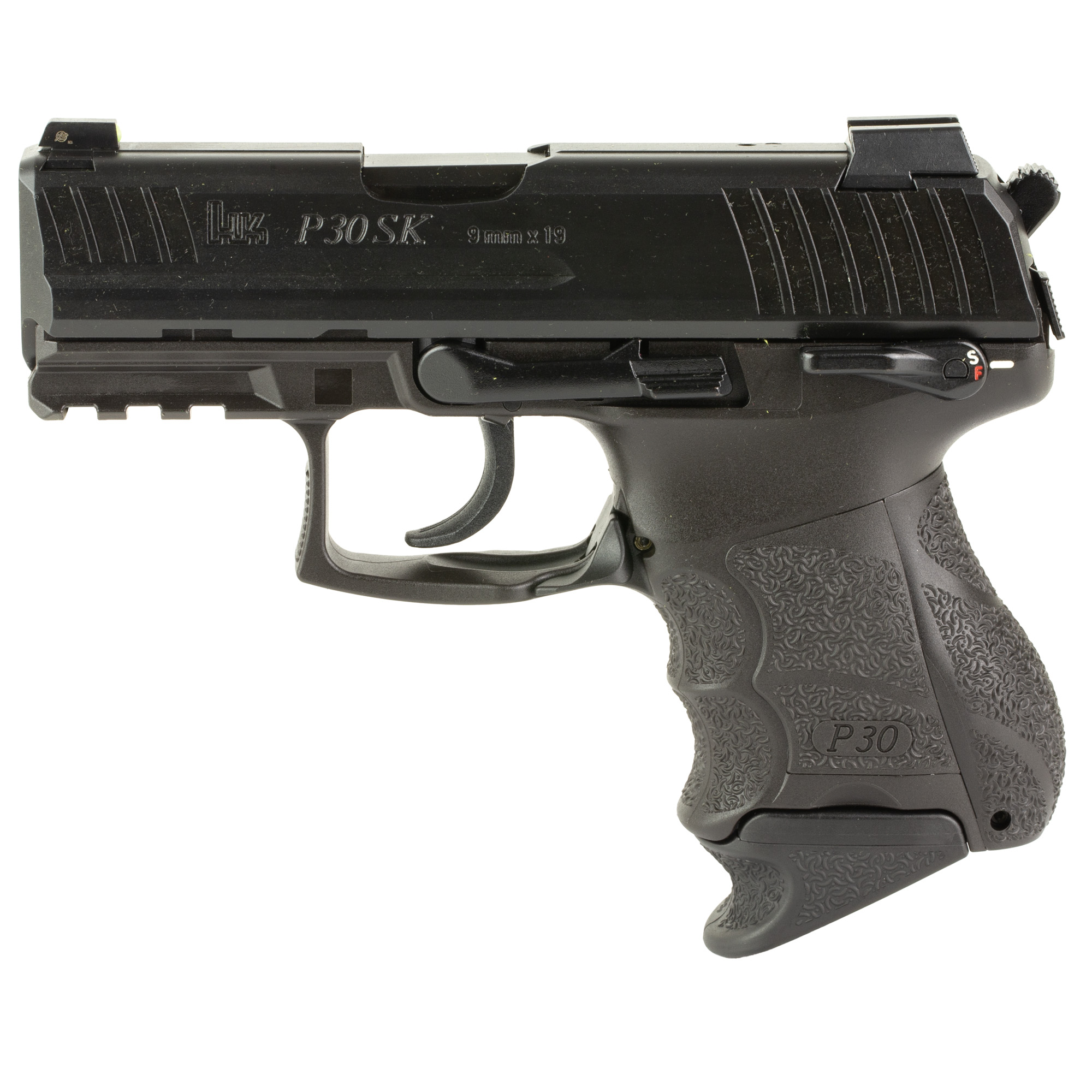 HK P30SKS DA/SA 3.27″ 9mm 10rd Night Sights – Black