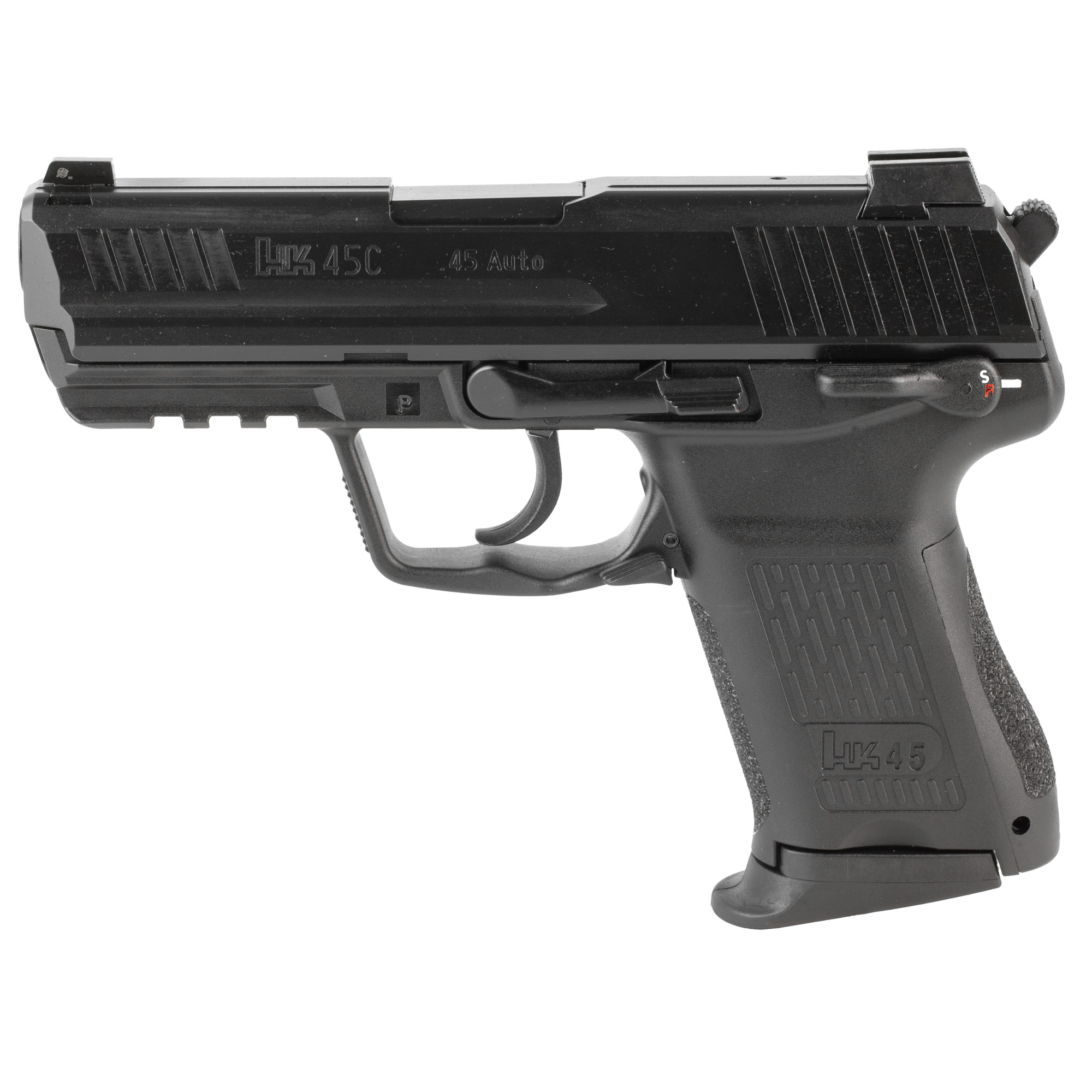 HK HK45C DA/SA 3.94″ 45 ACP 8rd Night Sights – Black