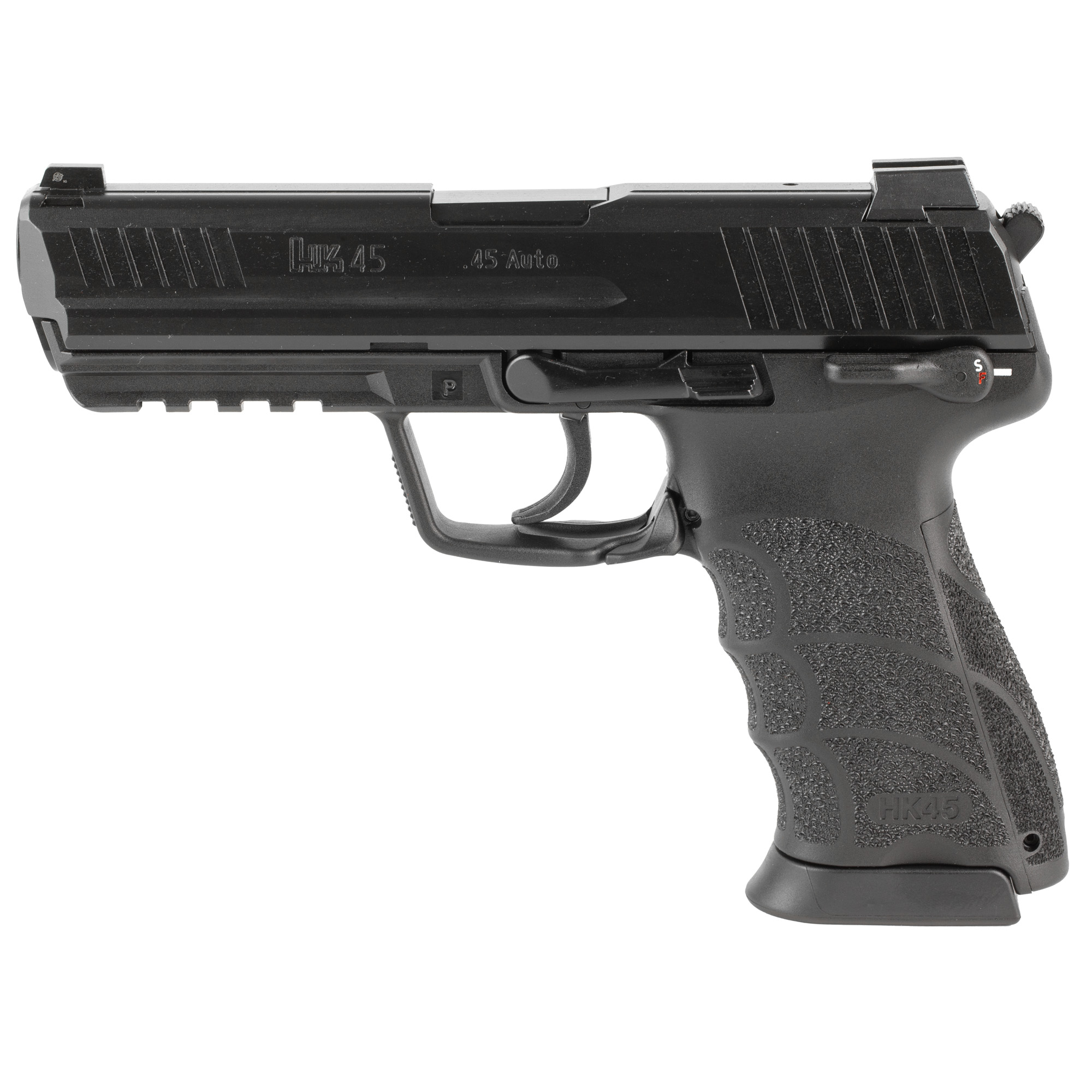 HK HK45 DA/SA 4.46″ 45 ACP 10rd Night Sights – Black