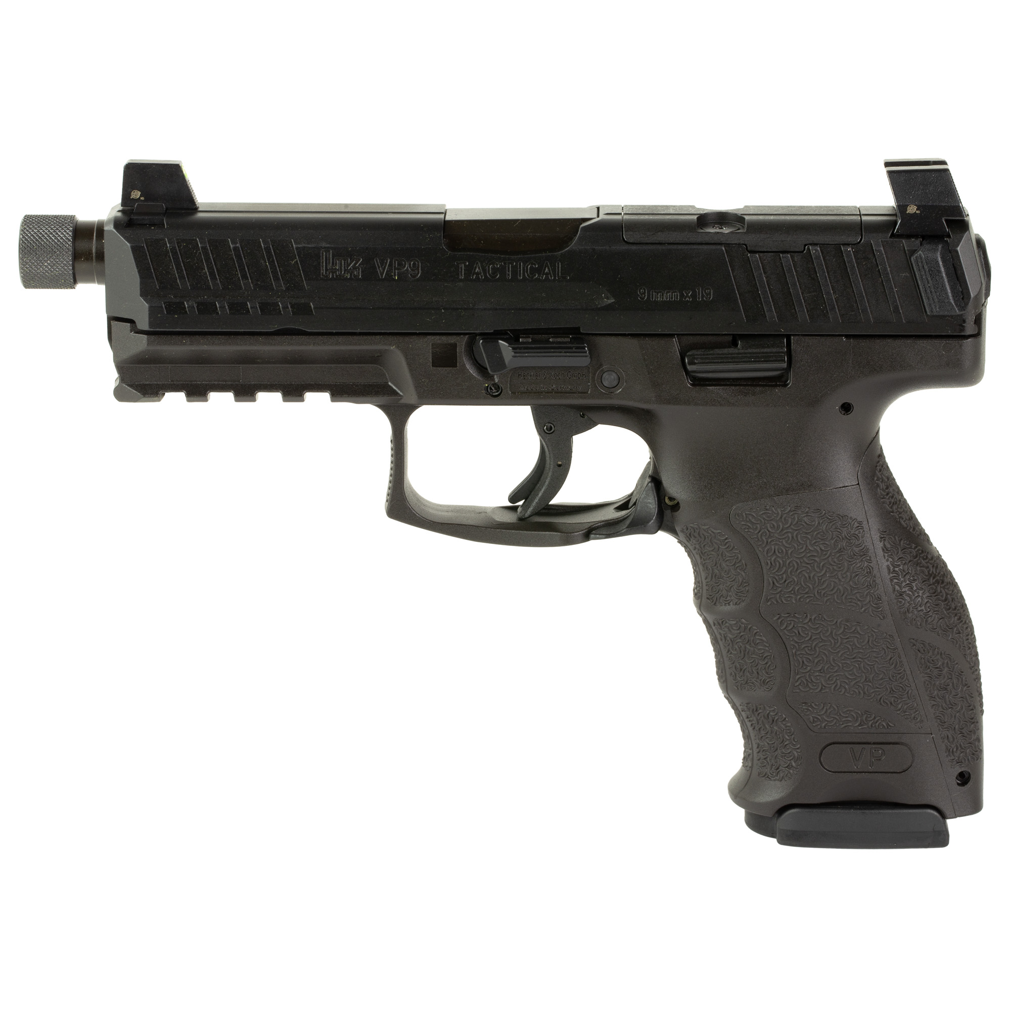 HK VP9 Tactical Striker Fired 4.7″ 9mm 17rd Night Sights – Black