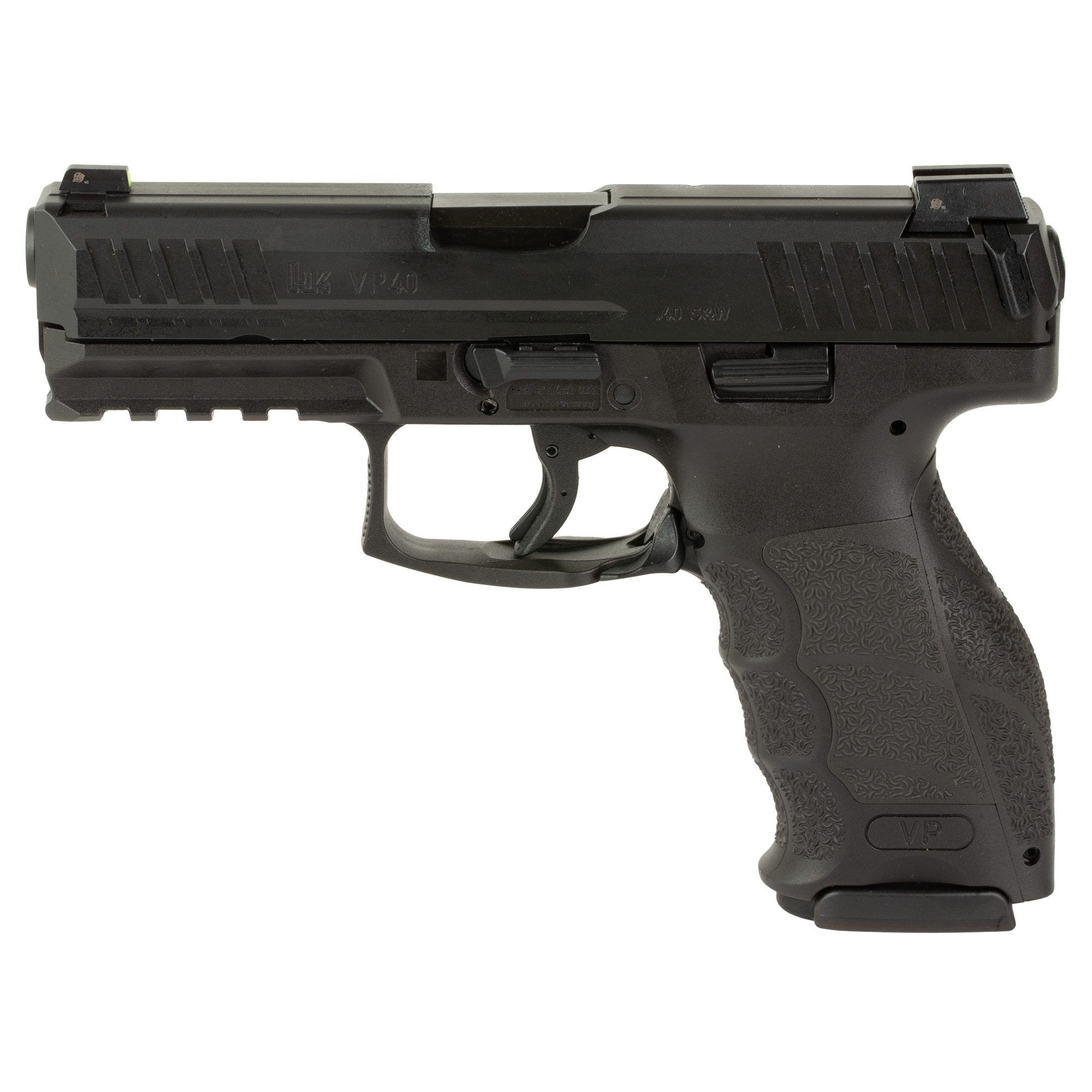 HK VP40 Striker Fired 4.09″ 40 S&W 13rd Night Sights – Black