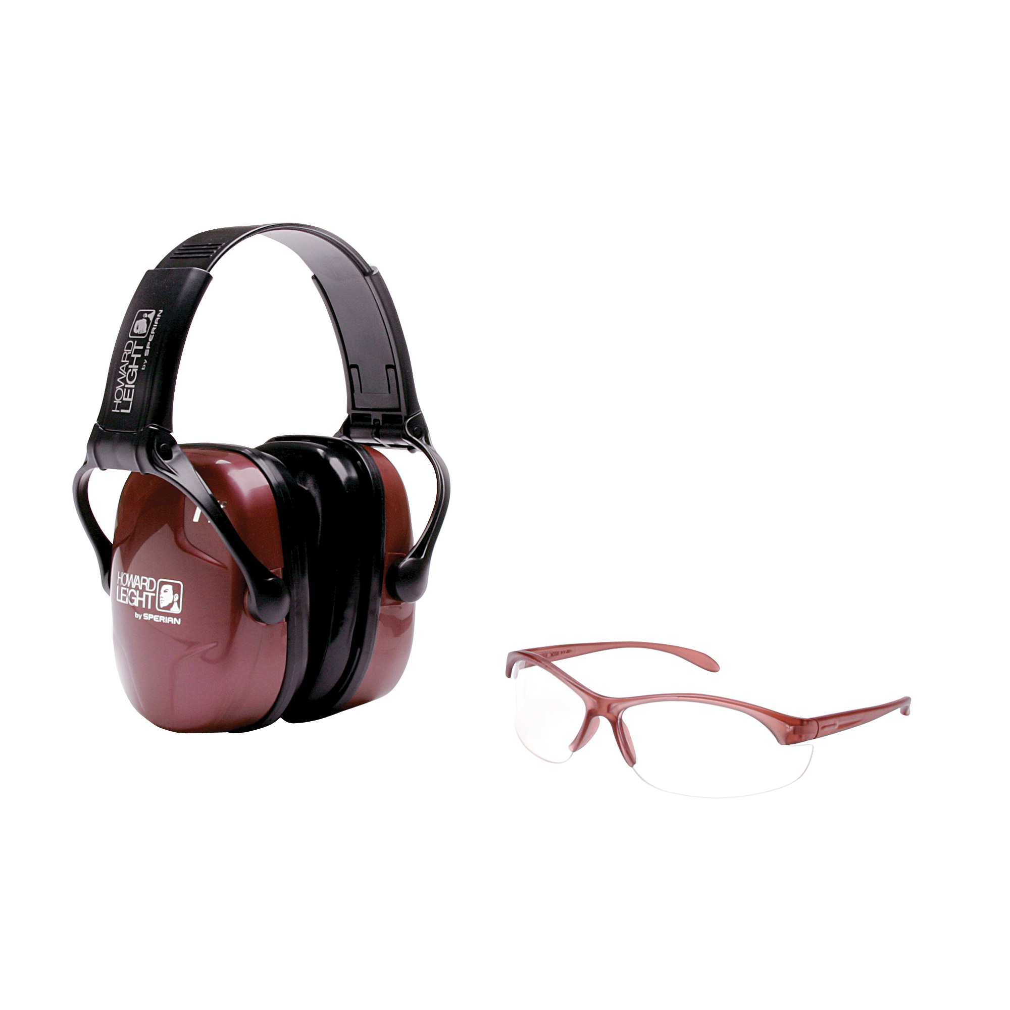 Howard Leight Shooting Combo Kit Plastic Earmuff – Red