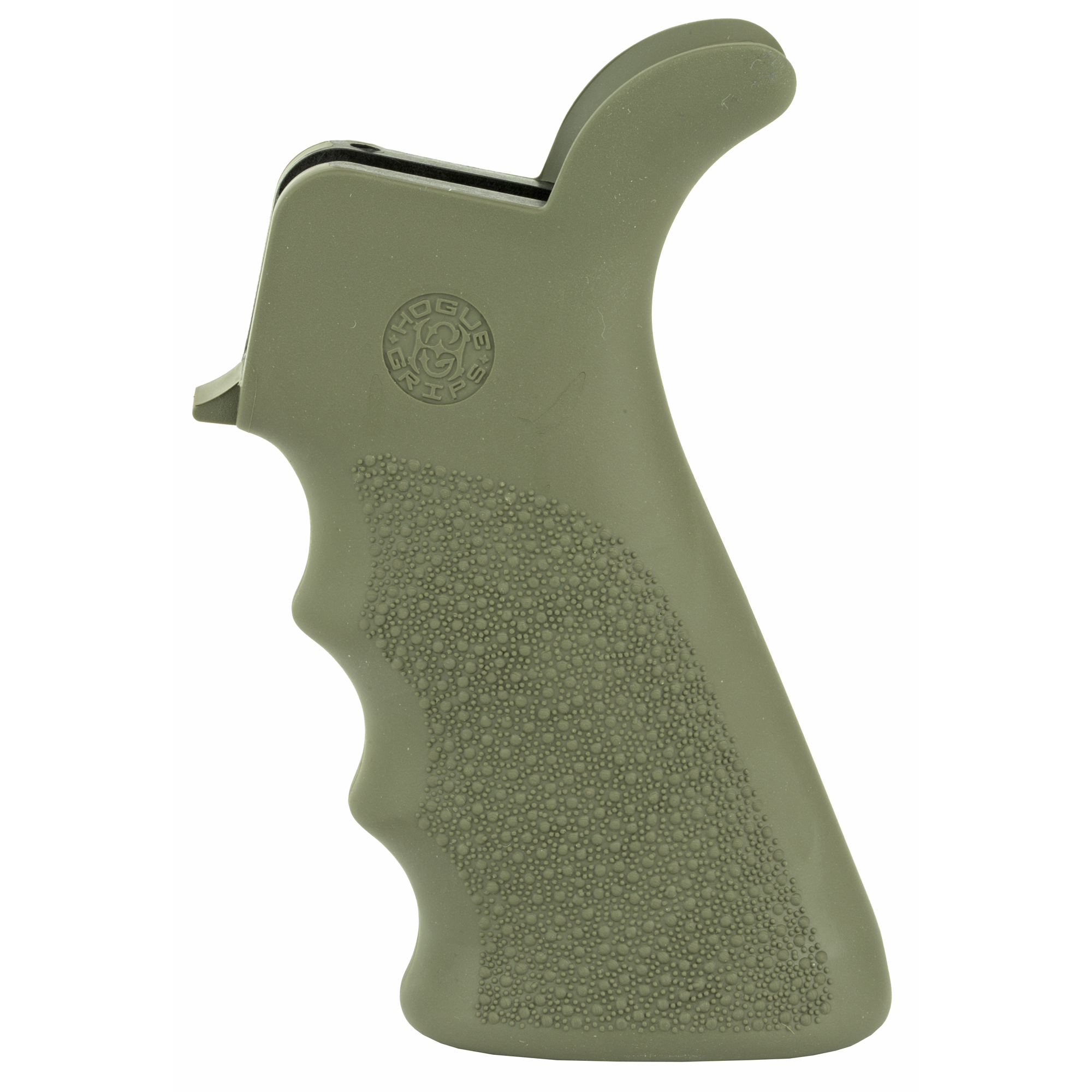 Hogue AR-15/M16 OverMolded Rubber Beavertail Grip w/Finger Grooves – OD Green