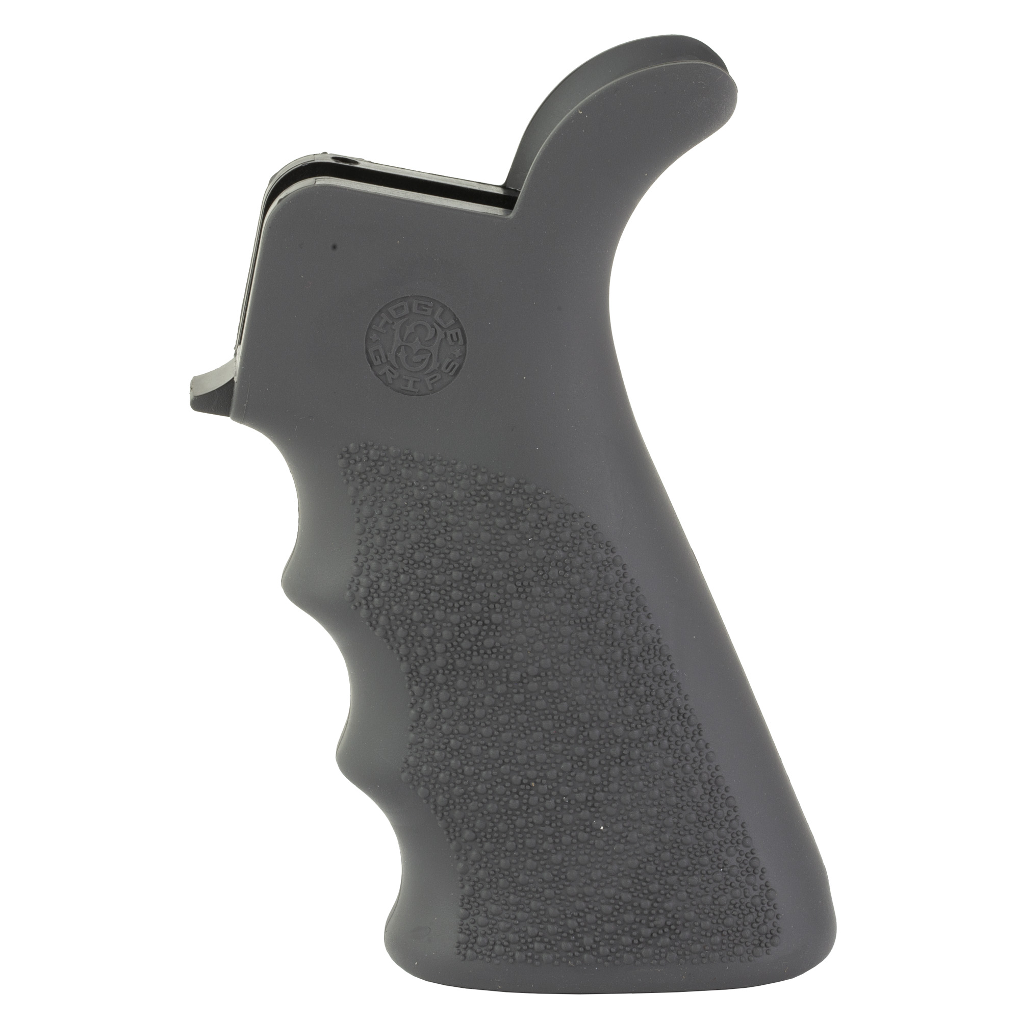 Hogue AR-15/M16 OverMolded Rubber Beavertail Grip w/Finger Grooves – Slate Gray