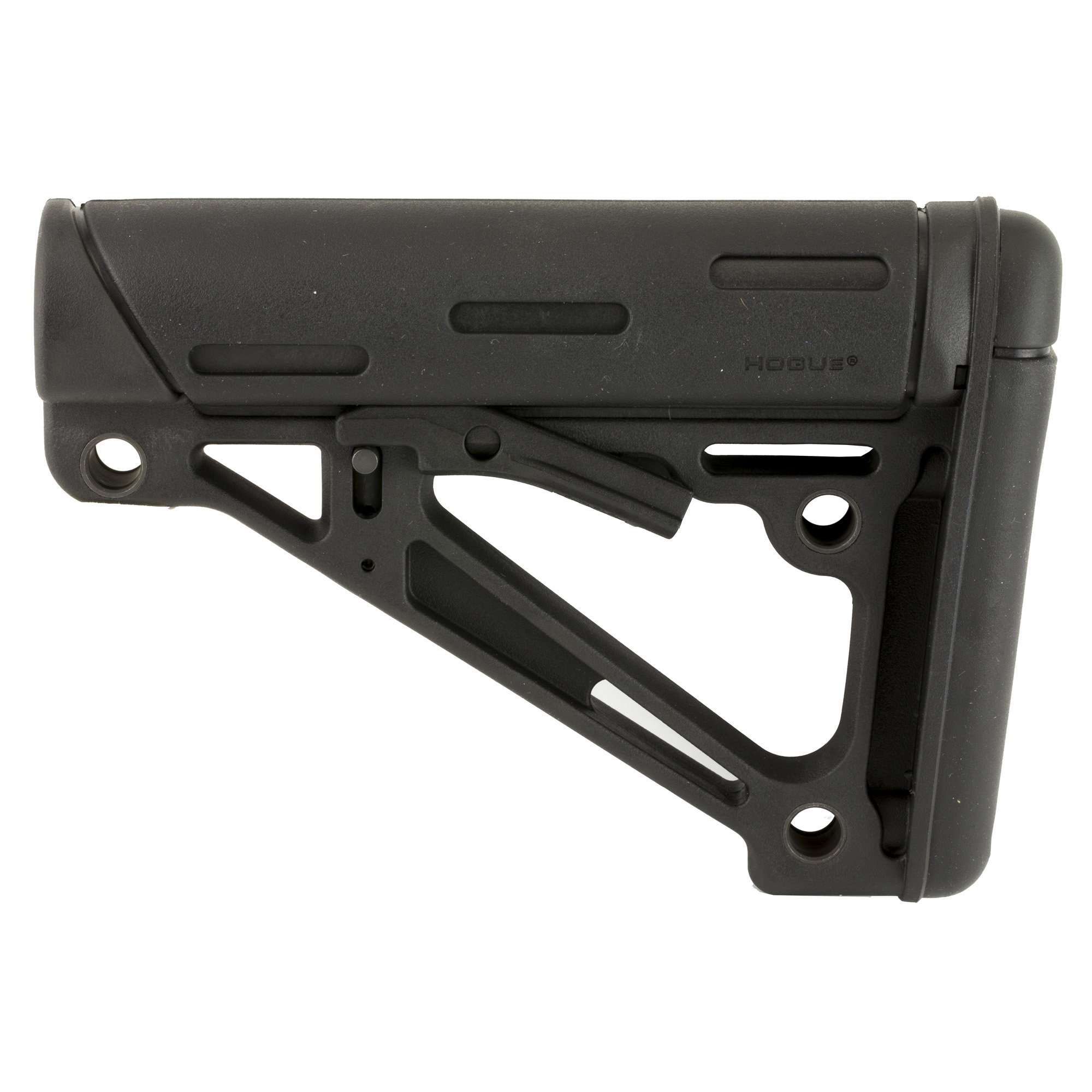 Hogue AR-15/M16 OverMolded Collapsible Buttstock (Mil-Spec Buffer Tube) – Black