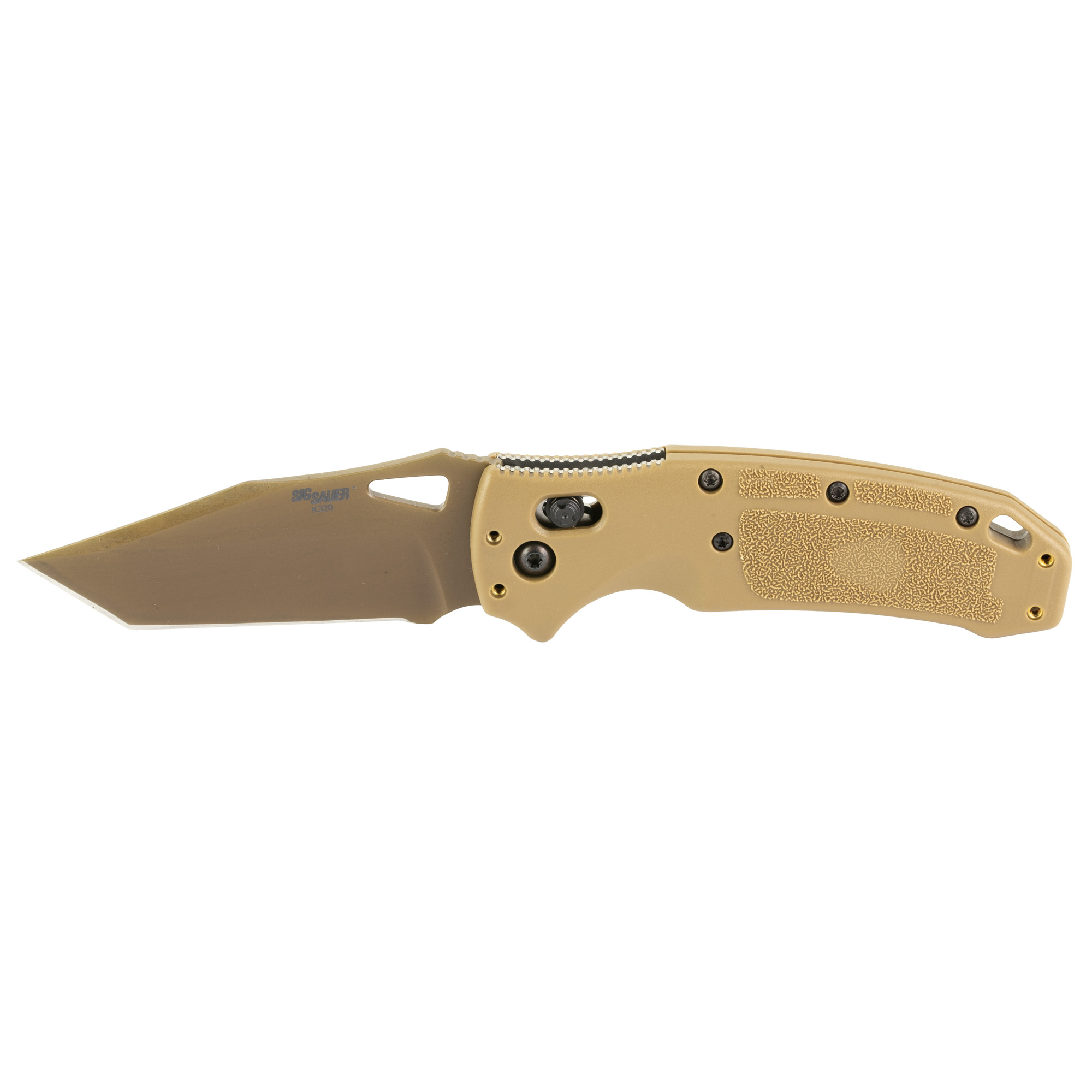 Hogue Sig K320 M17/M18 MANUAL FOLDER CPM-S30V Folding Knife 3.5″ – Tan