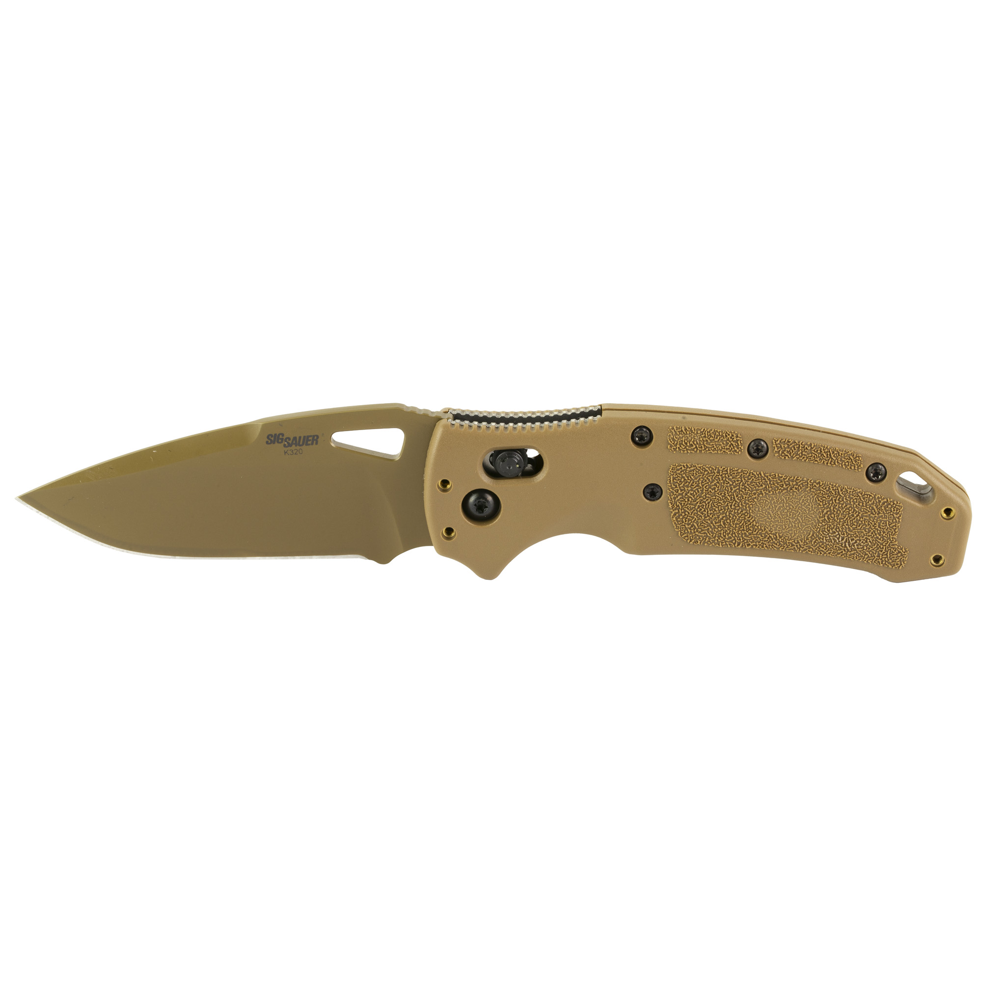 Hogue Sig K320 M17/M18 CPM-S30V Folding Knife 3.5″ – Tan