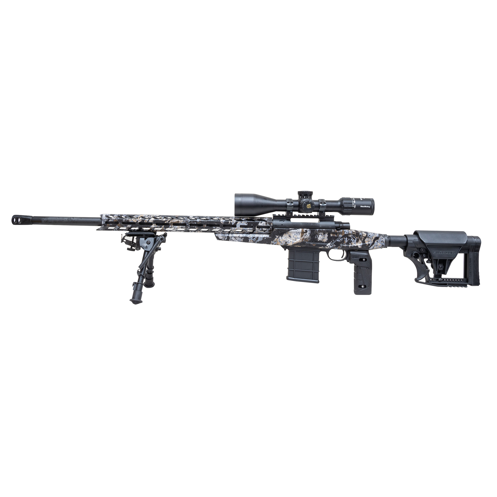 Howa 1500 APC Chassis Rifle 24″ 6.5 Creedmoor 10rd – Kryptek Skyfall