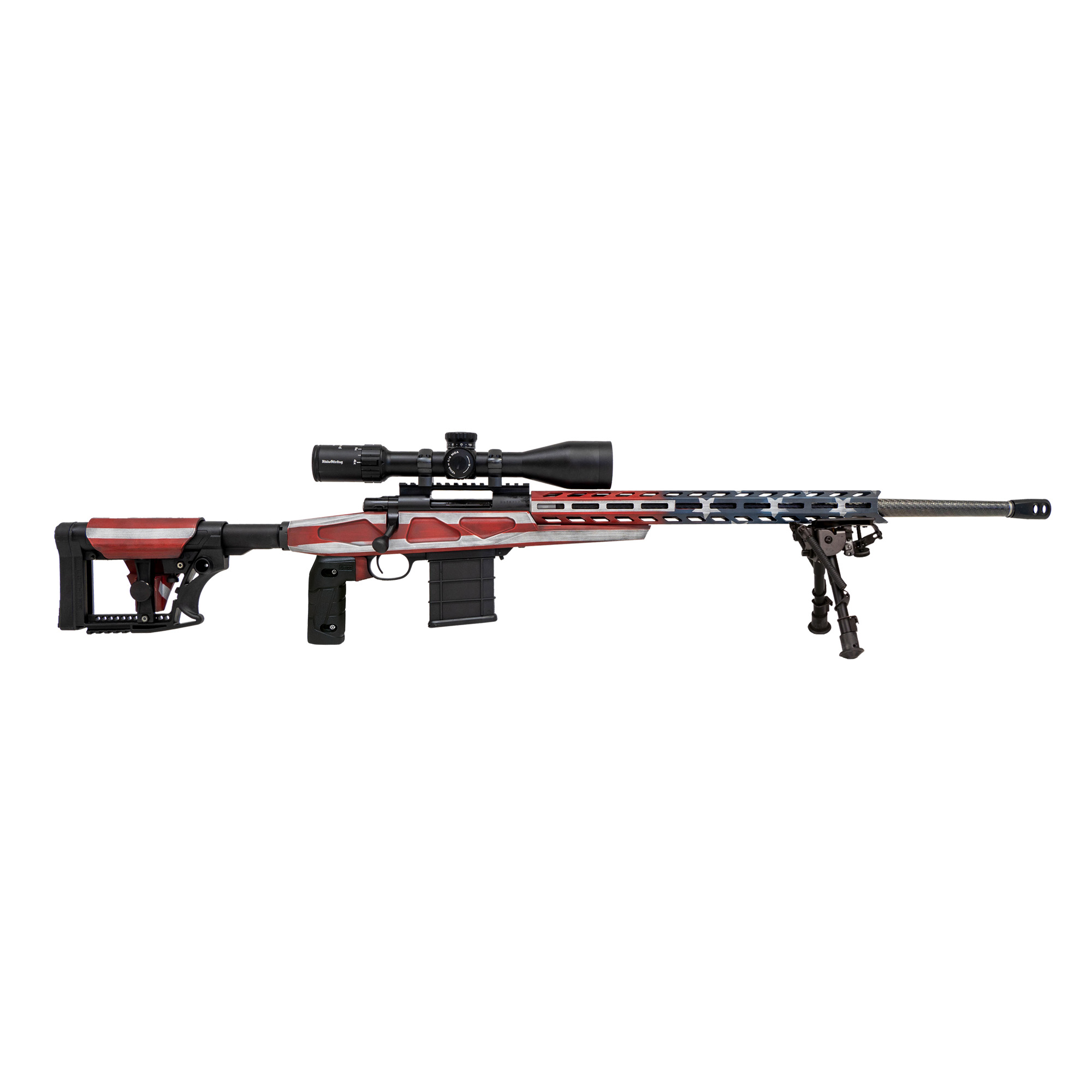 Howa 1500 APC Chassis Rifle 24″ 6.5 Creedmoor 10rd – Red, White, Blue