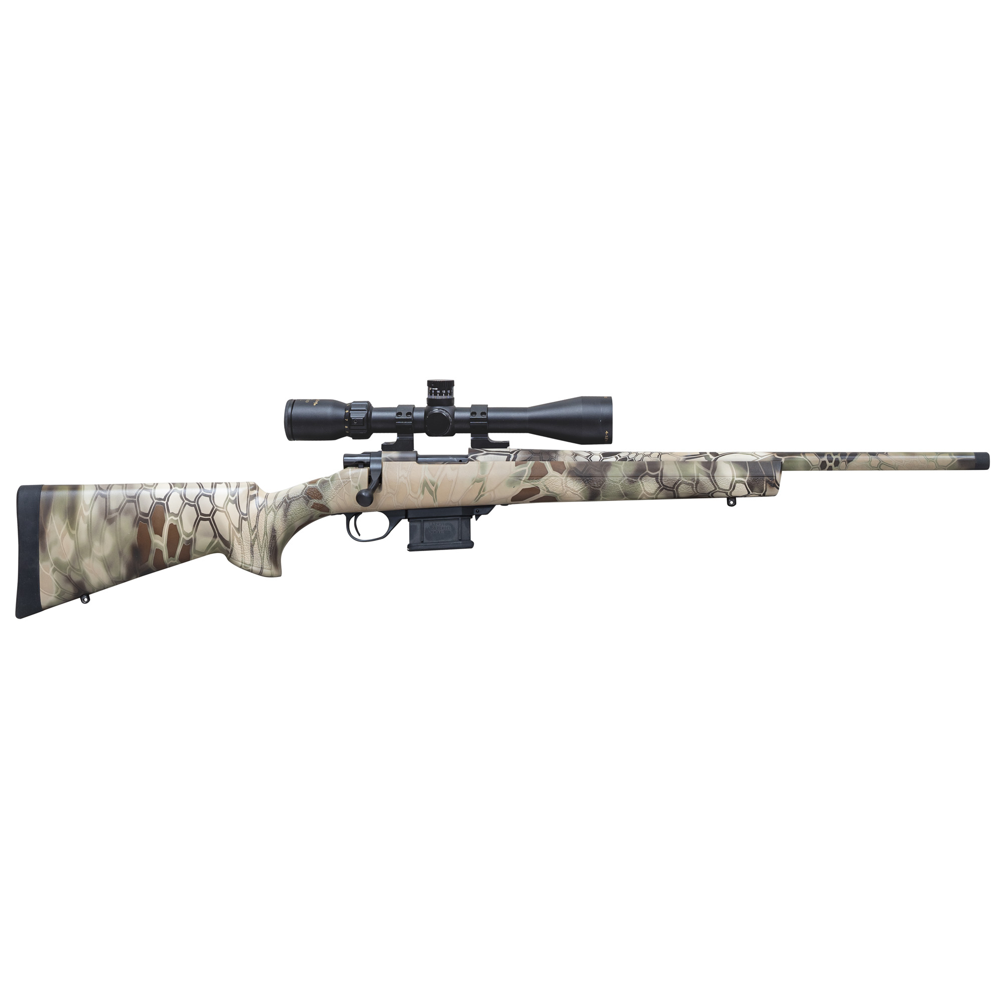 Howa Mini Action Full Camo Rifle 20″ 223 Remington 5rd – Kryptek Highlander