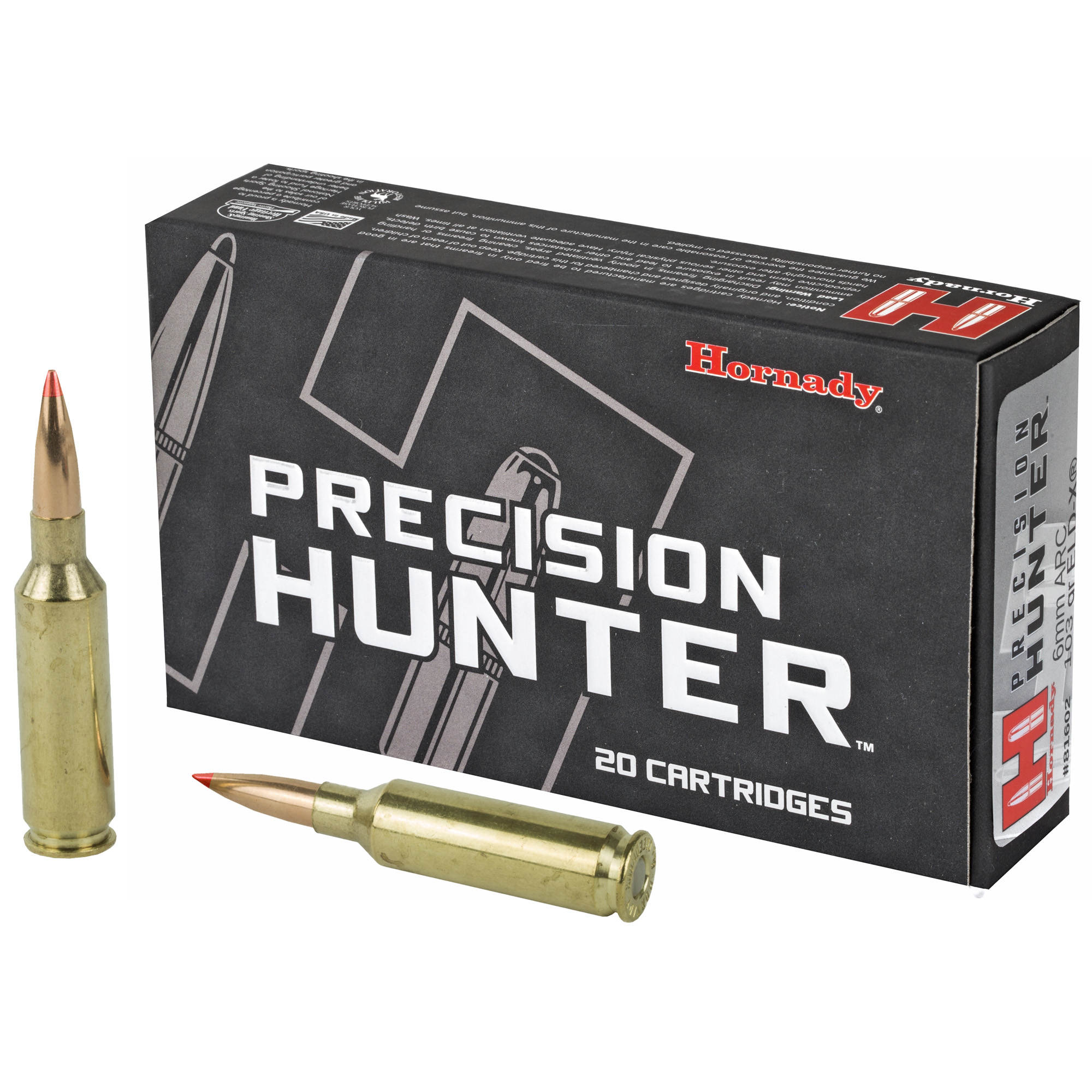 Hornady Precision Hunter 6MM ARC 103gr ELD-X – 20rd