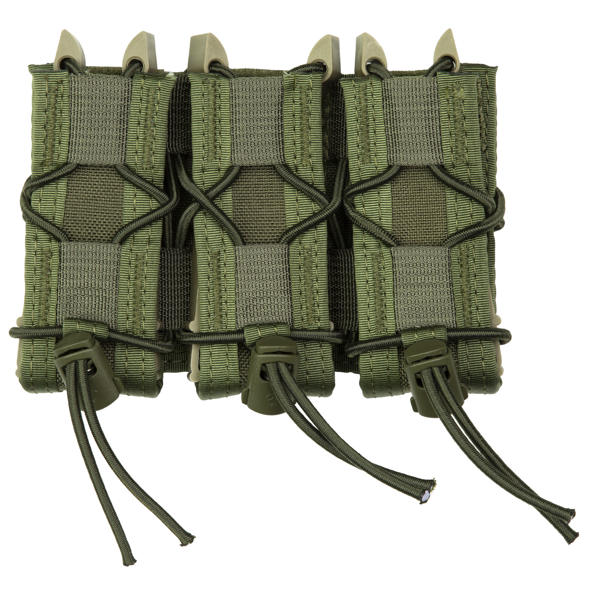 High Speed Gear (HSGI) (3) Magazines Pistol TACO Nylon, Kydex Magazine Pouch – Olive Drab Green