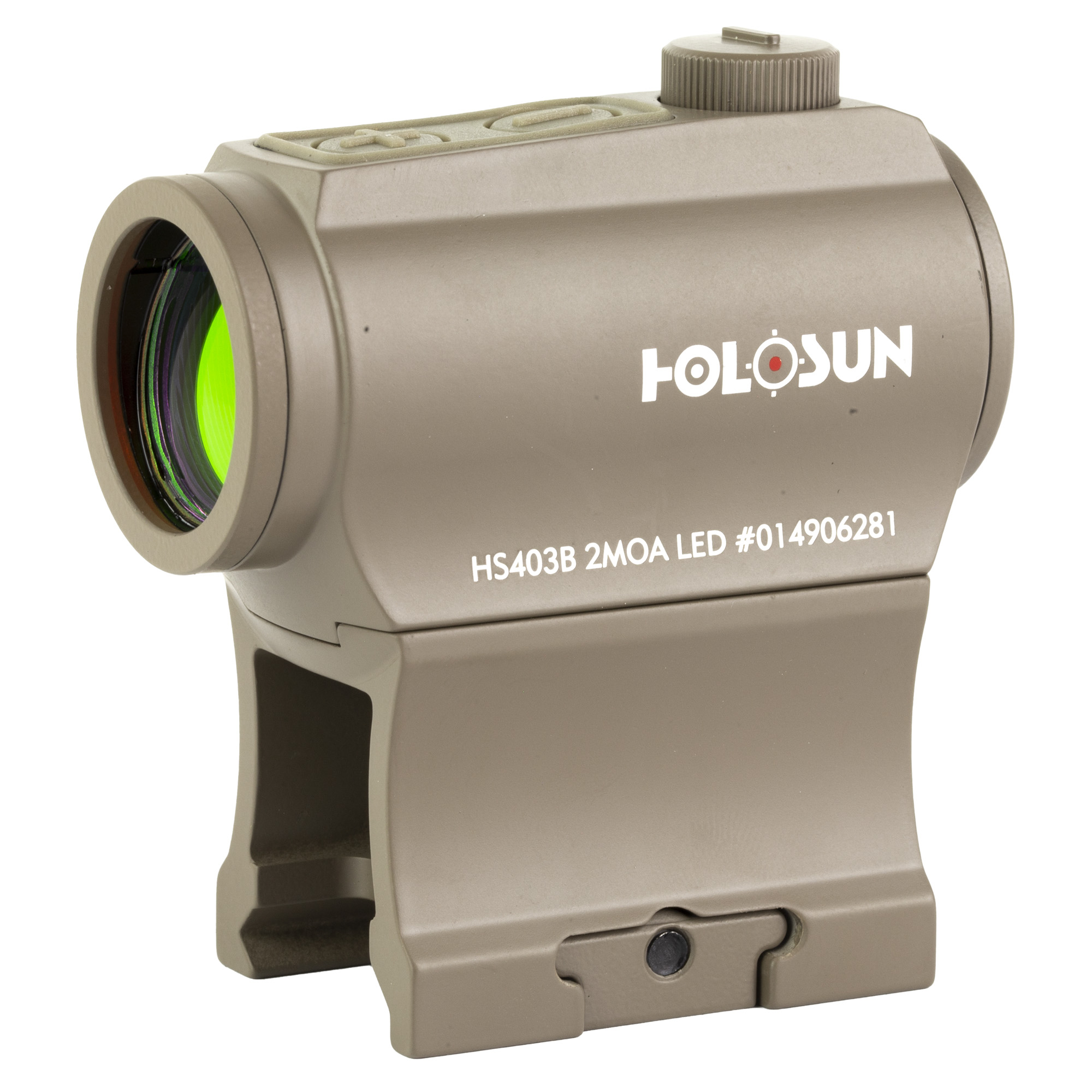 Holosun HS403B 2 MOA Red Dot Sight – FDE