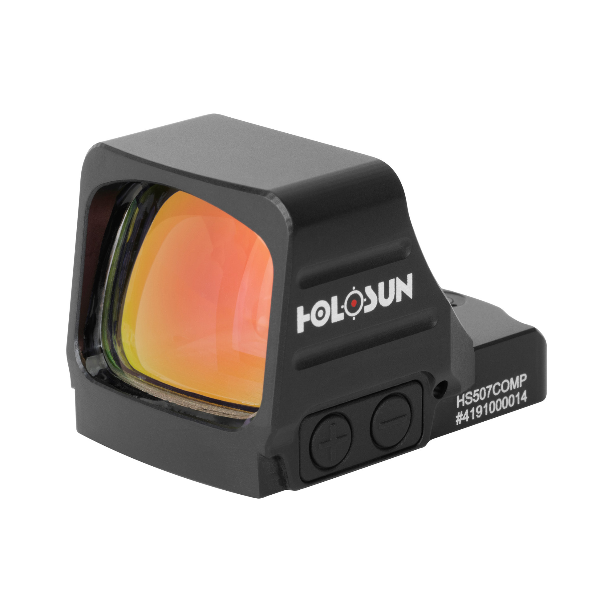 Holosun 507 Comp 2 MOA Dot with 8/20/32 MOA Circle 1X Red Dot – Black