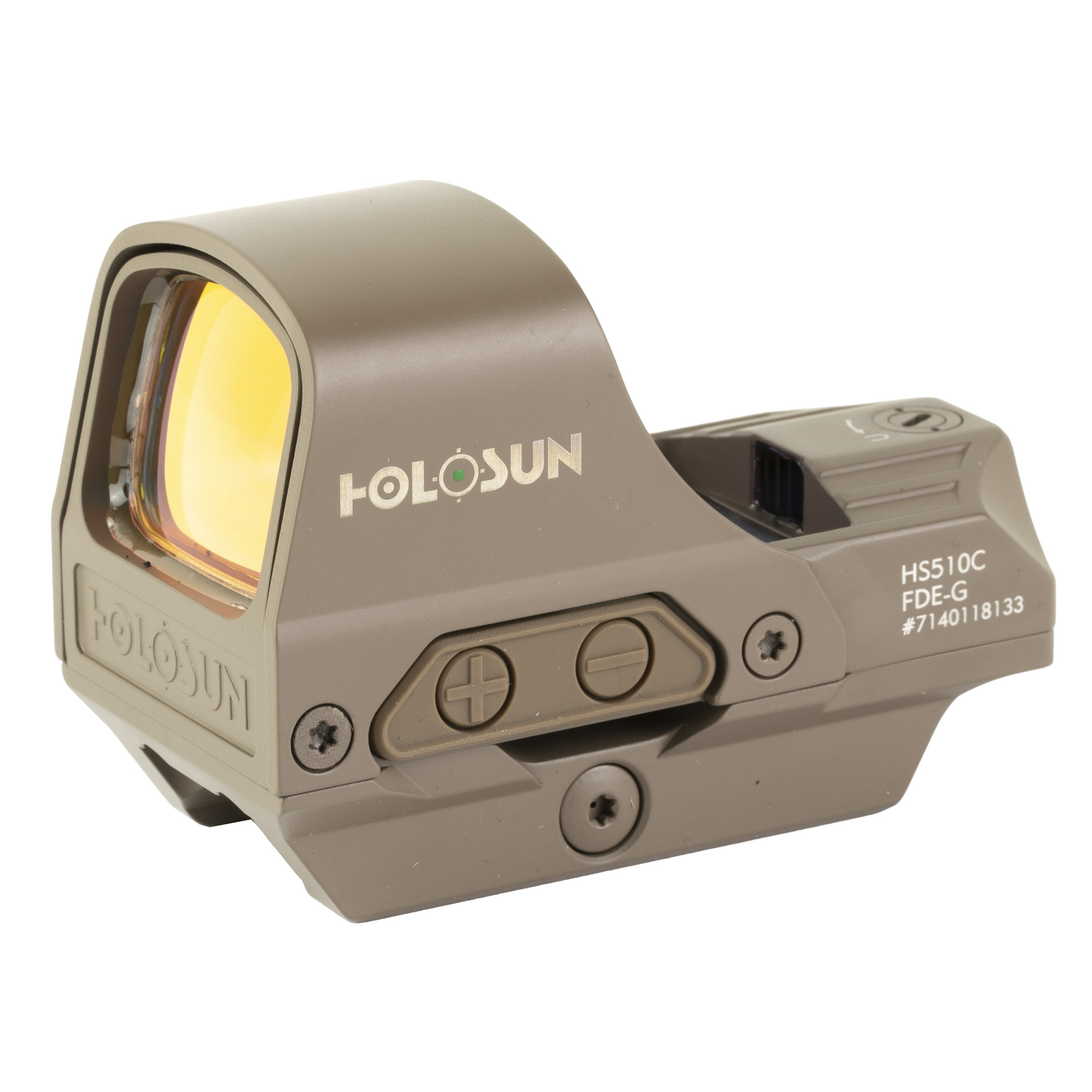 Holosun 510C Green Dot 1X Reflex 2 MOA Dot with 32 MOA Circle – Flat Dark Earth