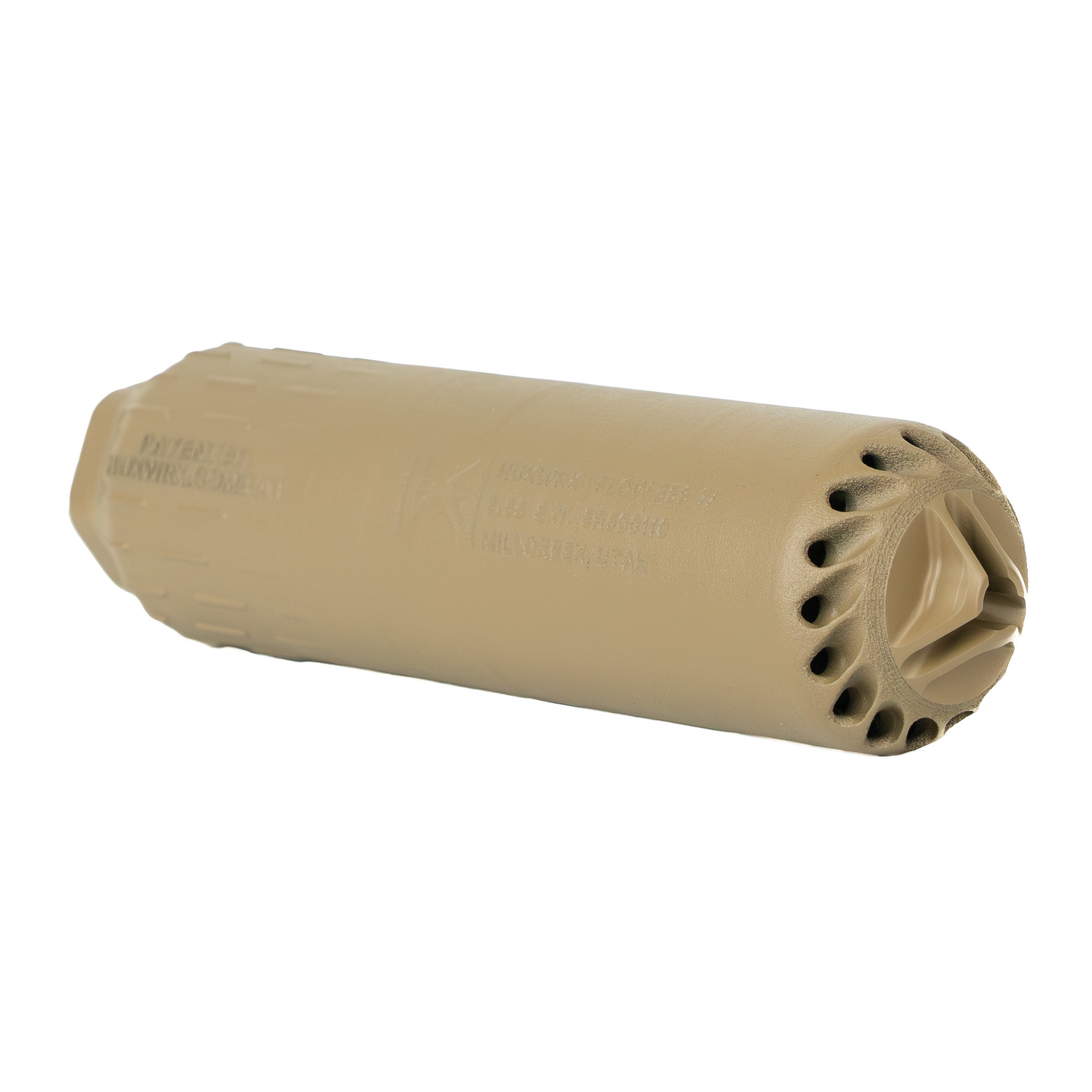 HUXWRX Flow 556 Ti Suppressor 5.56 NATO Titanium – Flat Dark Earth