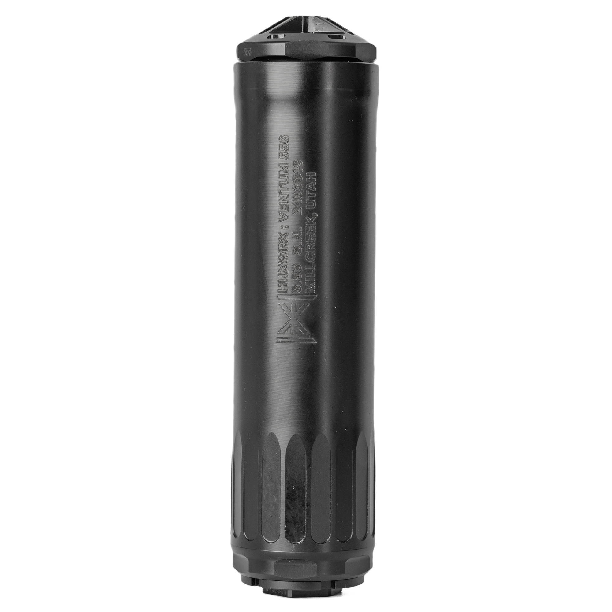 HUXWRX Ventum 5.56 NATO Suppressor 17-4PH Stainless Steel – Black