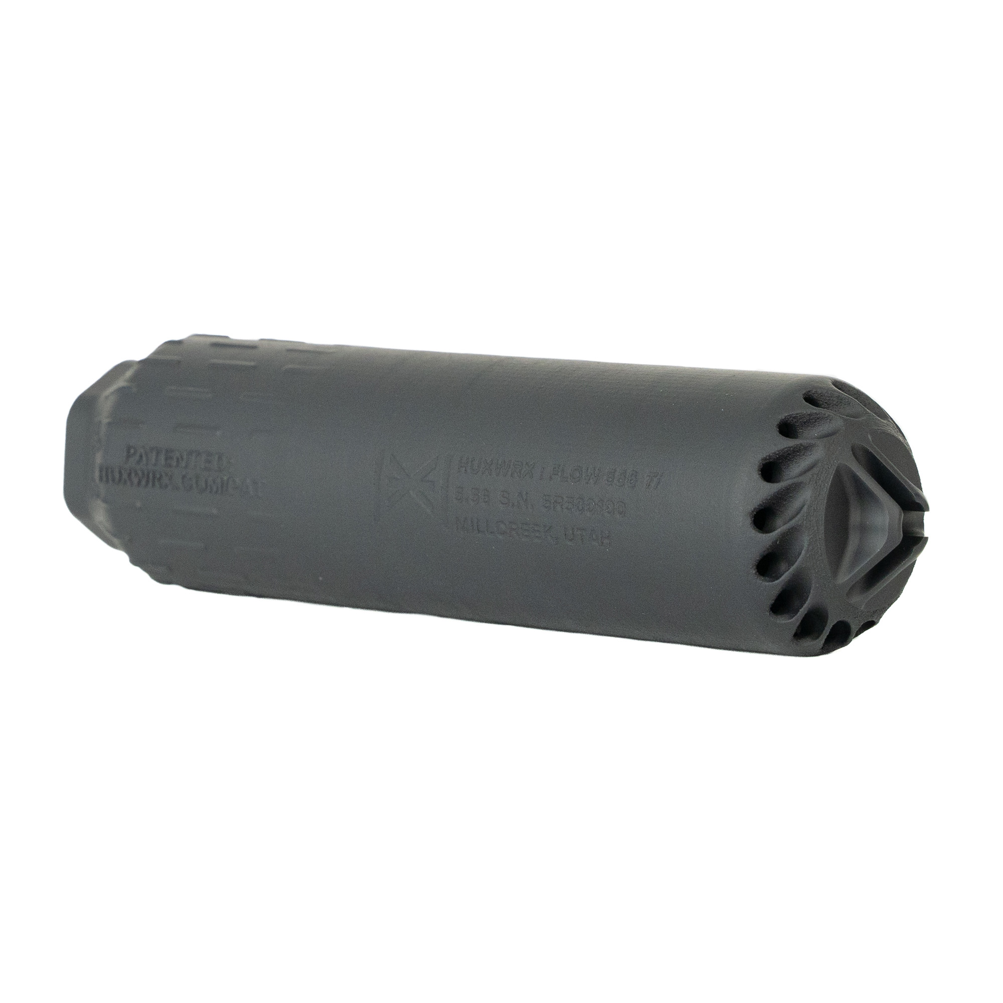 HUXWRX Flow 556 Ti Suppressor 5.56 NATO Titanium – Black